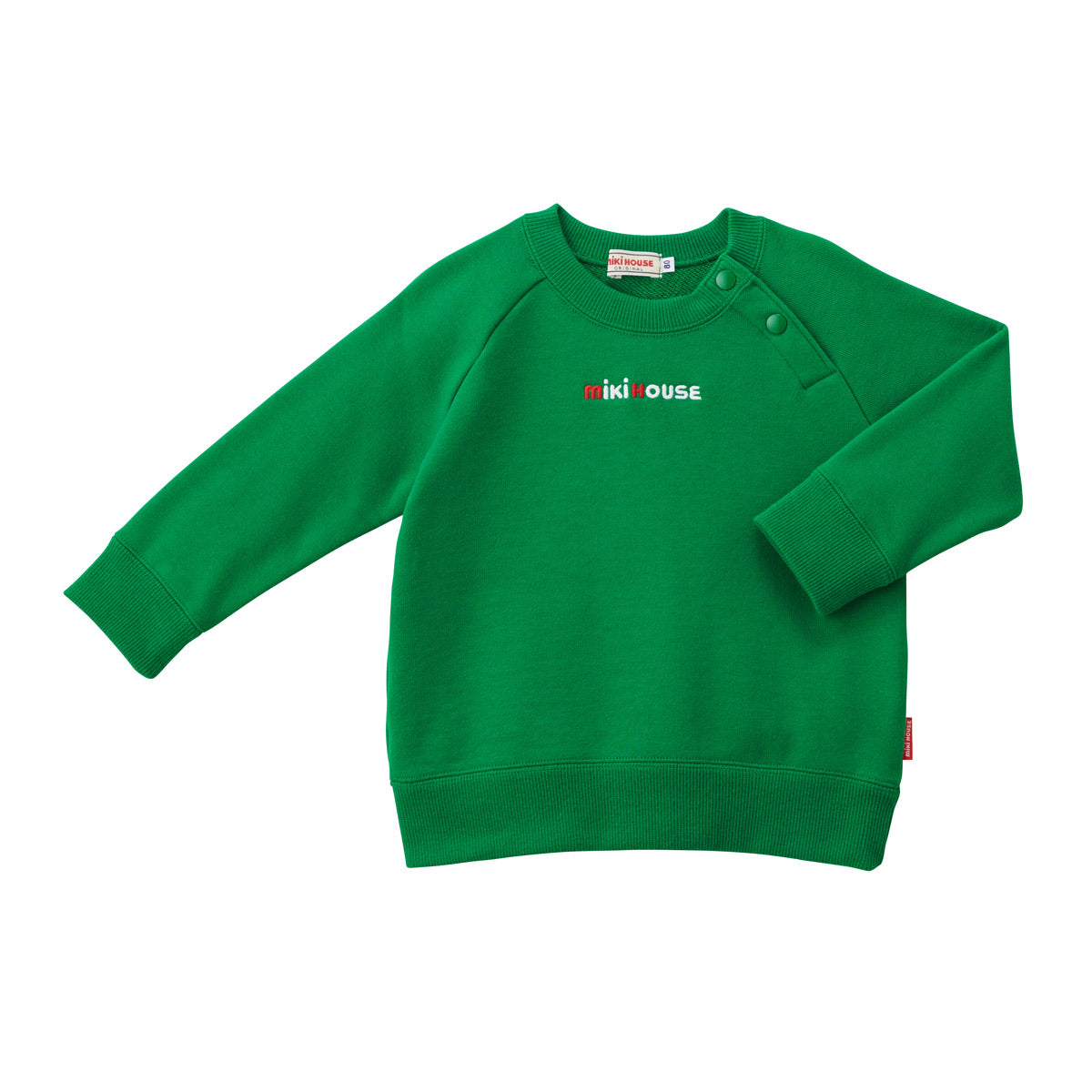 MIKI HOUSE Embroidered Logo Sweatshirt Classic