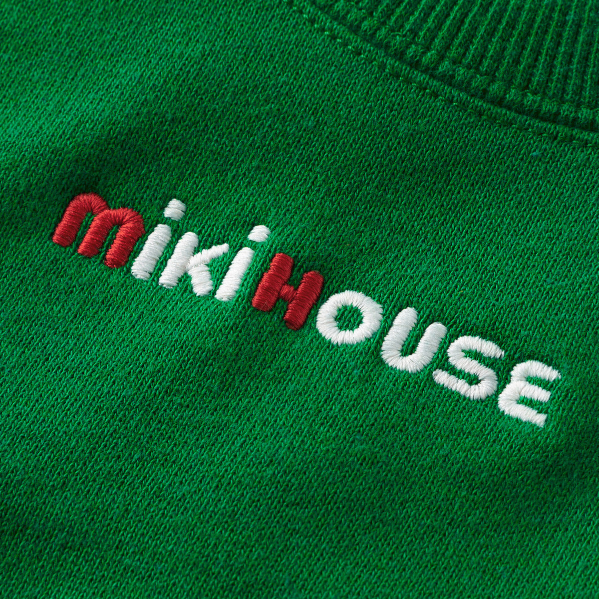 MIKI HOUSE Embroidered Logo Sweatshirt Classic