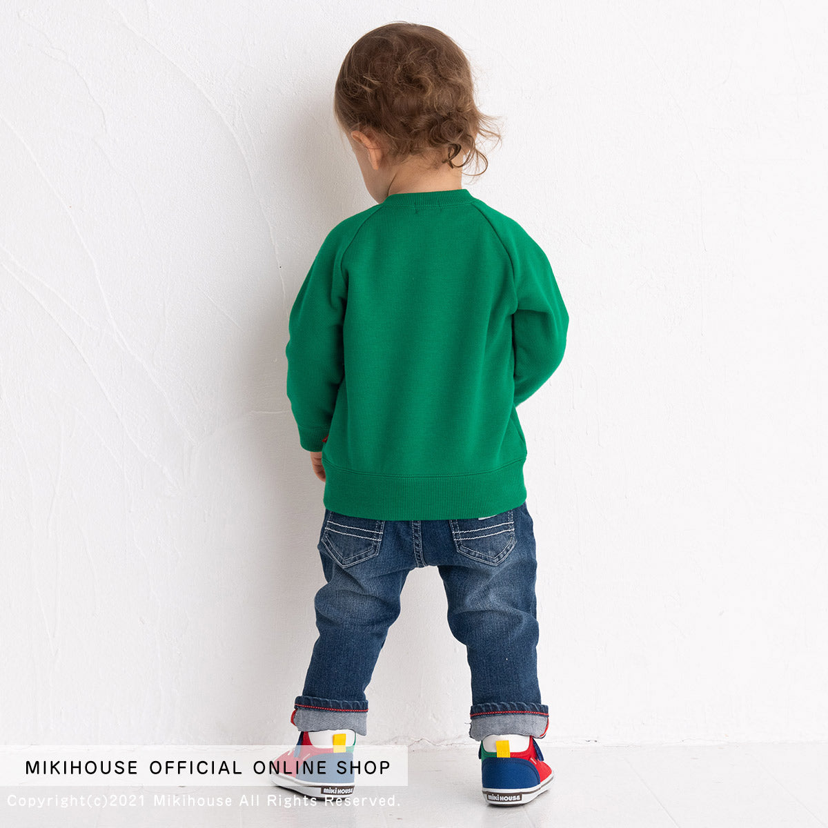 MIKI HOUSE Embroidered Logo Sweatshirt Classic