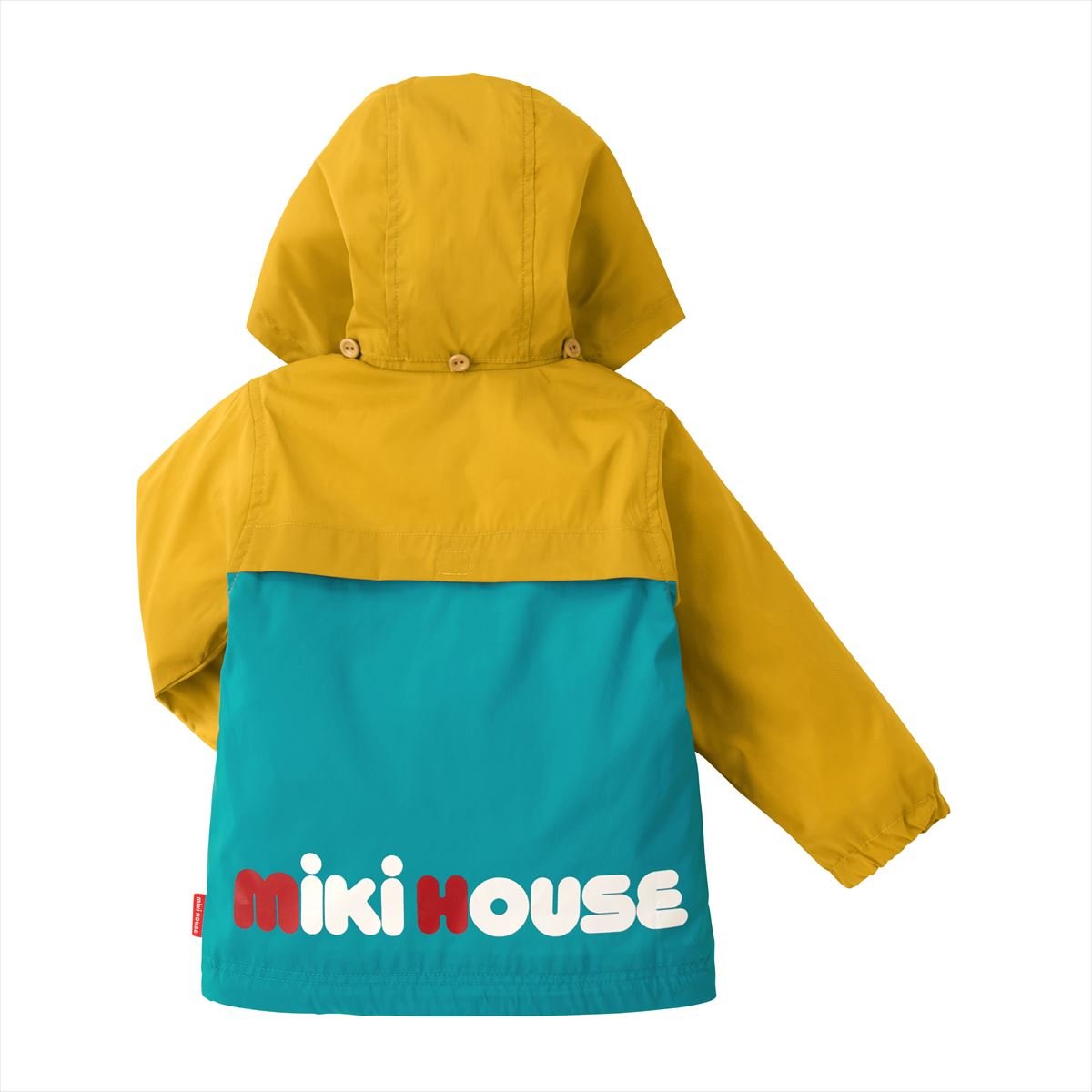 Two-Tone Windbreaker - STORM GREEN (UV Protection) - MIKI HOUSE USA