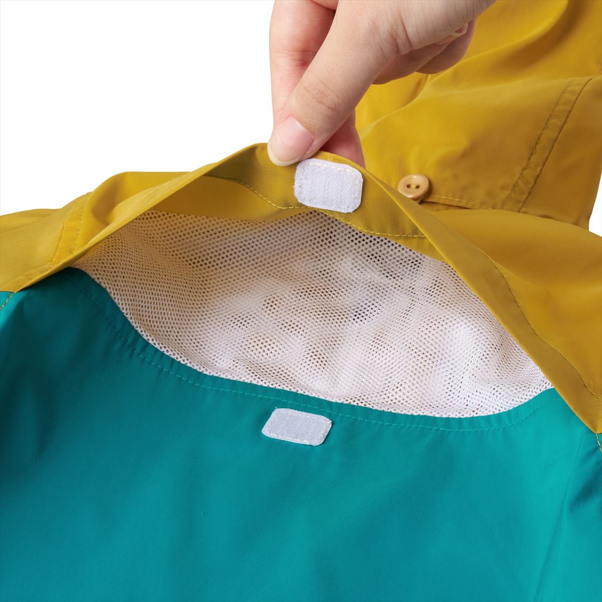 Two-Tone Windbreaker - STORM GREEN (UV Protection) - MIKI HOUSE USA