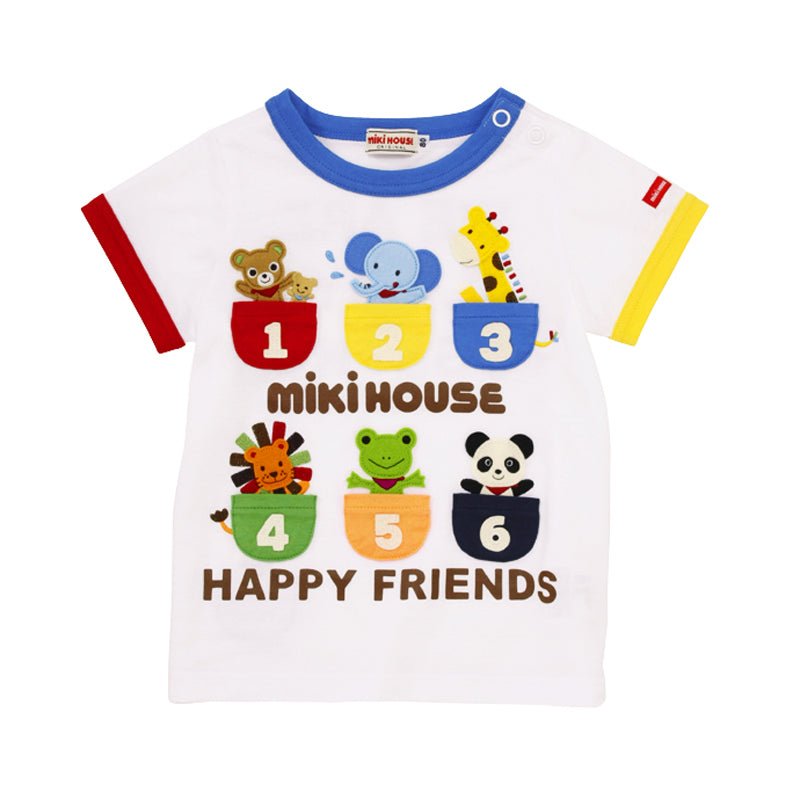 Animal Friends Tee - Pucci - MIKI HOUSE USA