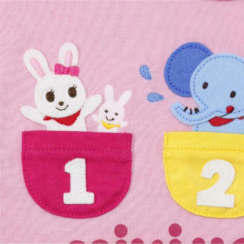 Animal Friends Tee - Usako - MIKI HOUSE USA