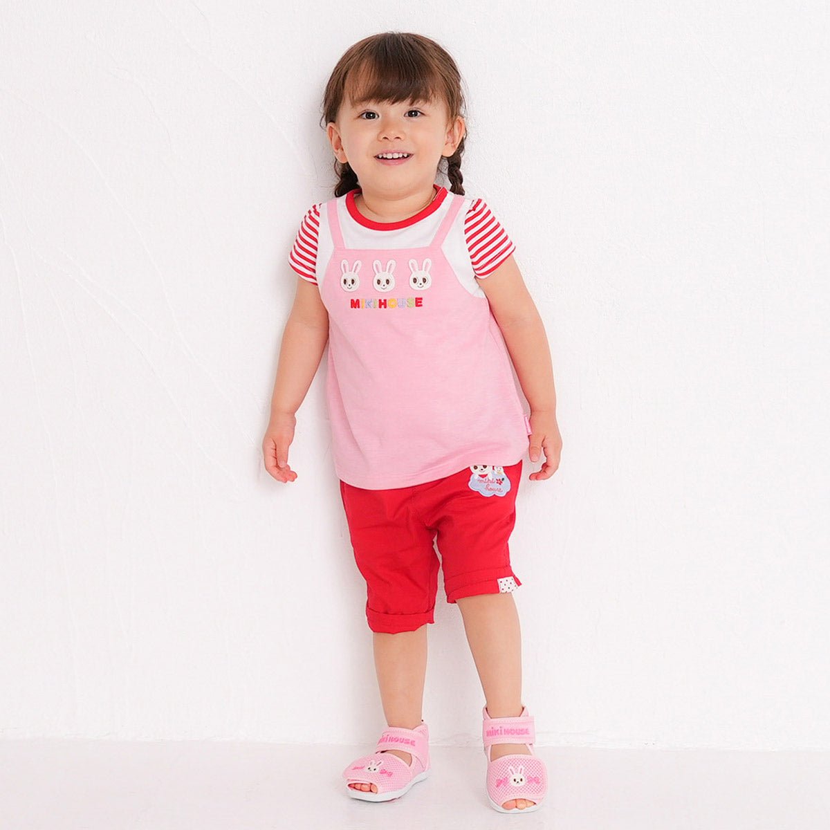 Double Russell Baby Sandals-Usako - MIKI HOUSE USA