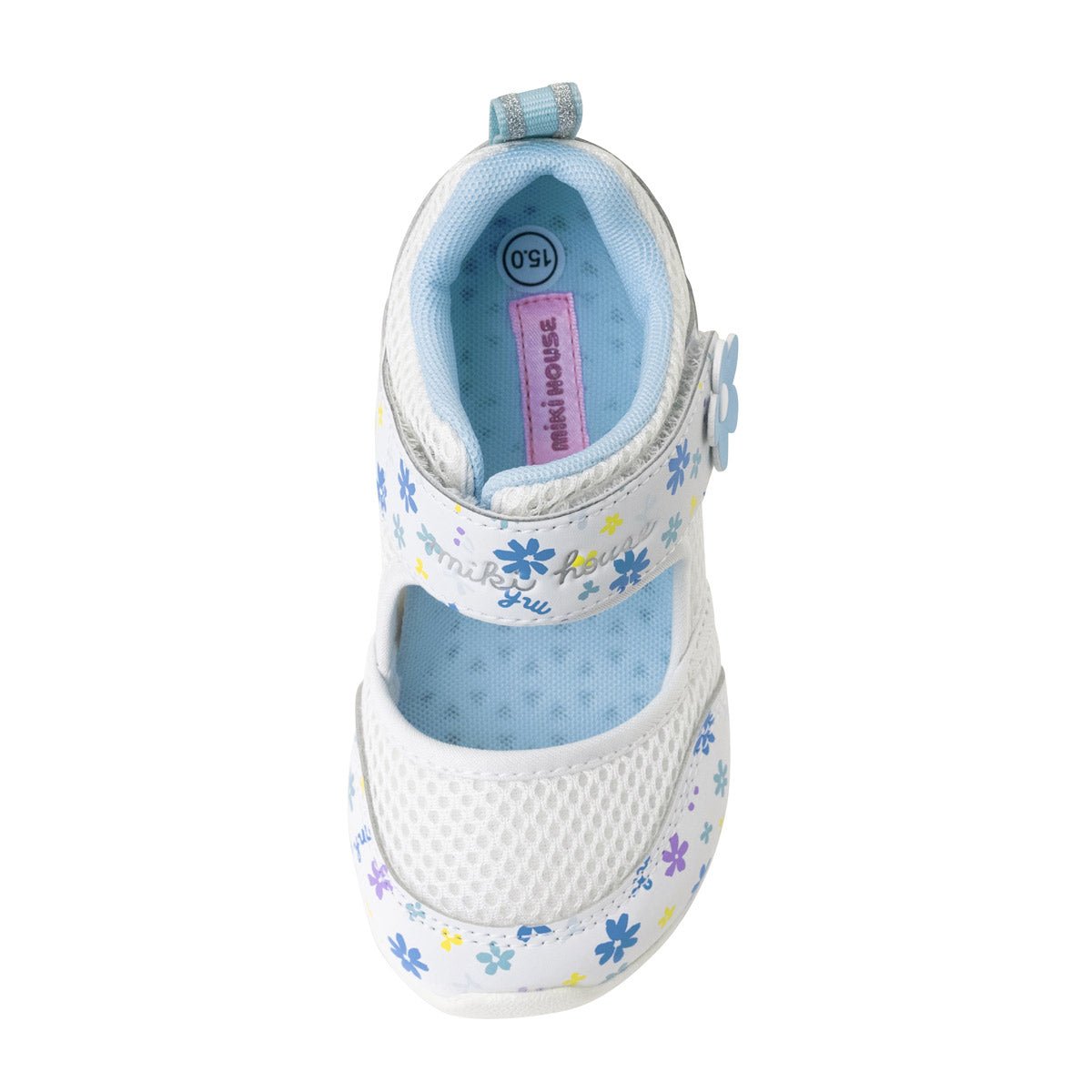 Floral Mesh Sandals for Kids - MIKI HOUSE USA