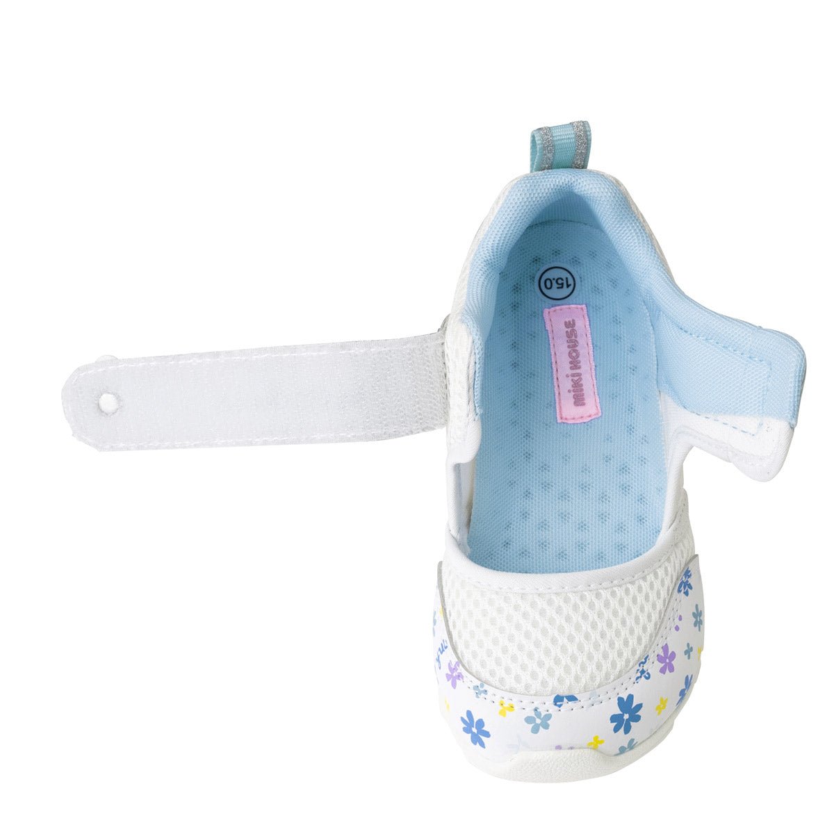 Floral Mesh Sandals for Kids - MIKI HOUSE USA
