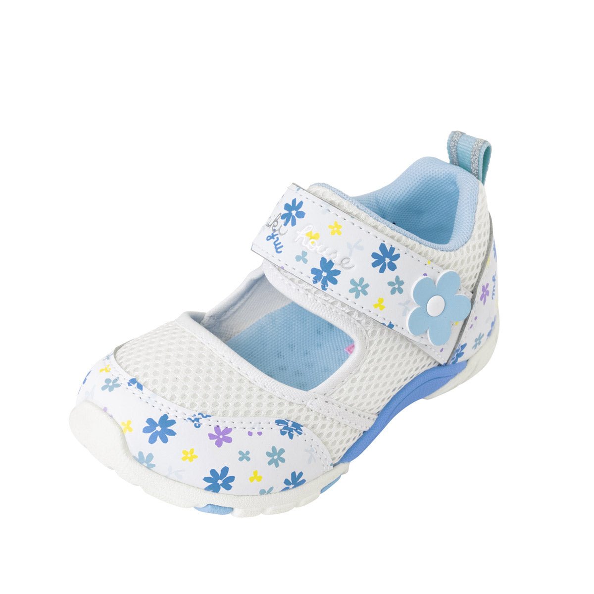 Floral Mesh Sandals for Kids - MIKI HOUSE USA