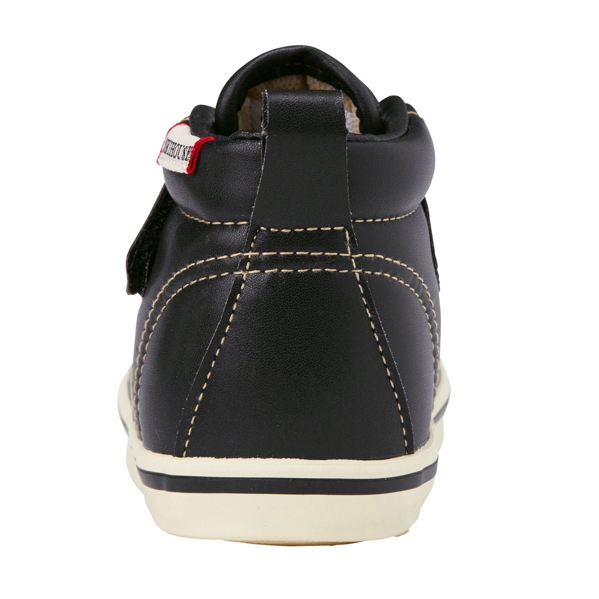 Faux-Laced Leather High Tops - MIKI HOUSE USA