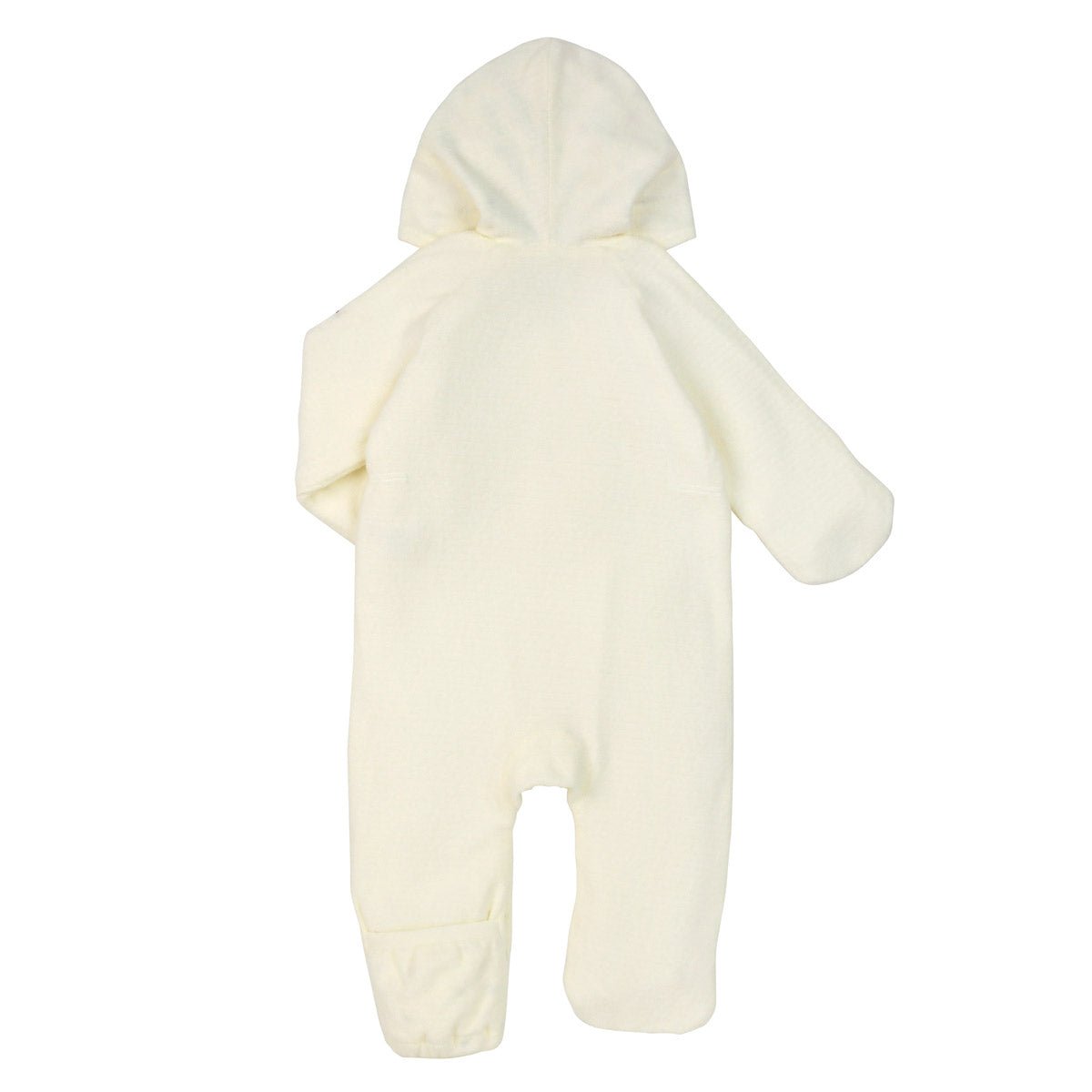 Untwisted Yarn Teddy Bear Coveralls - MIKI HOUSE USA