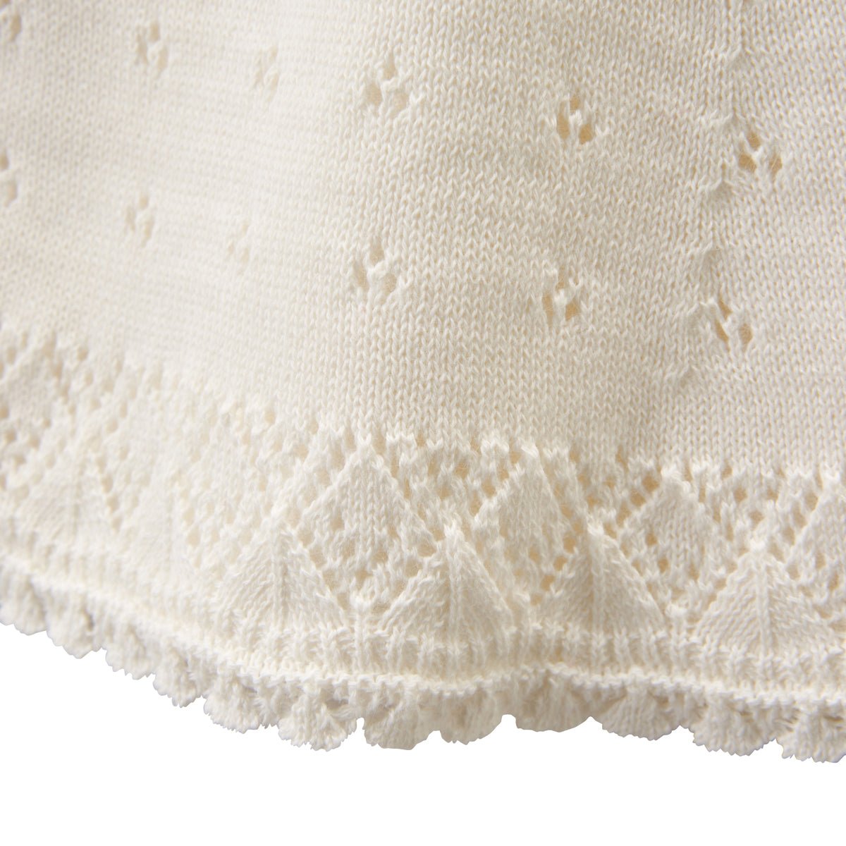 Pretty-in-Pointelle Poncho (UV Protection) - MIKI HOUSE USA