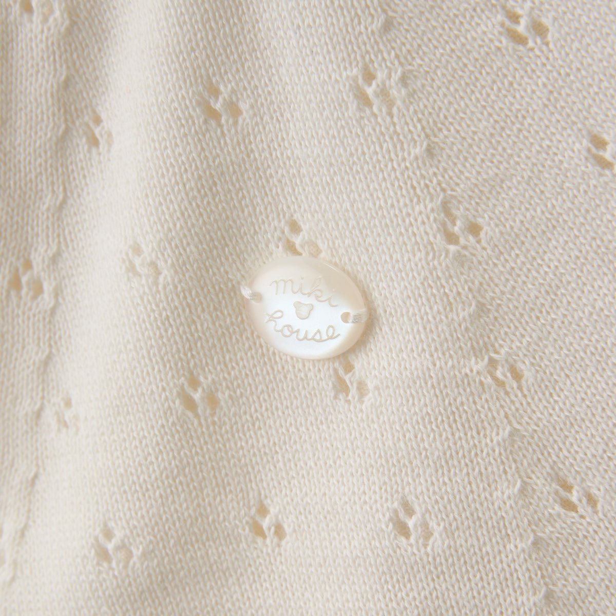 Pretty-in-Pointelle Poncho (UV Protection) - MIKI HOUSE USA