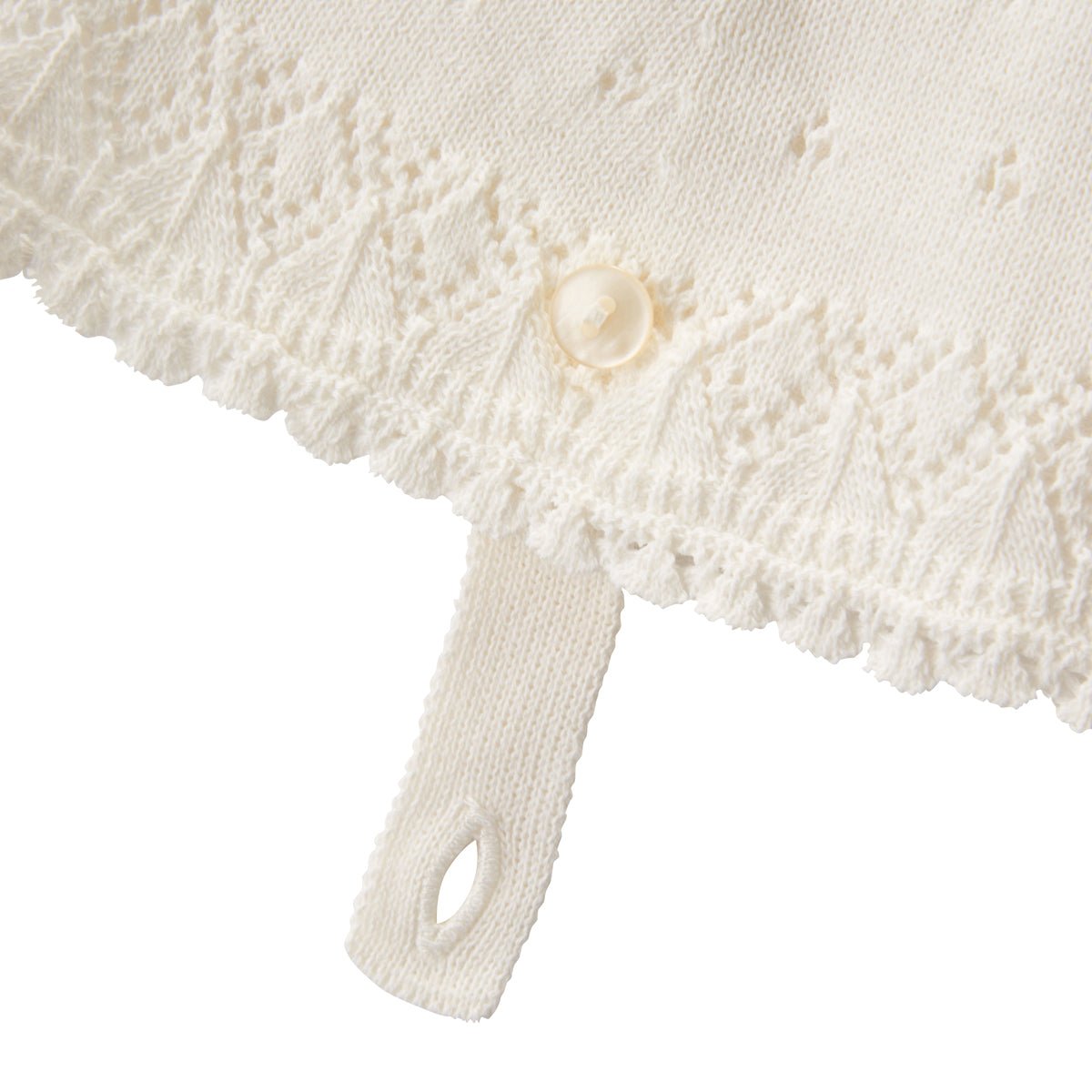 Pretty-in-Pointelle Poncho (UV Protection) - MIKI HOUSE USA
