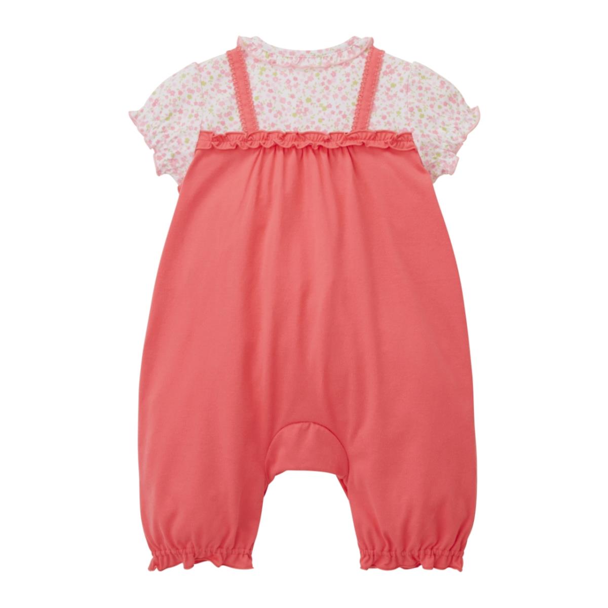 Flowers & Frills Shortalls - MIKI HOUSE USA
