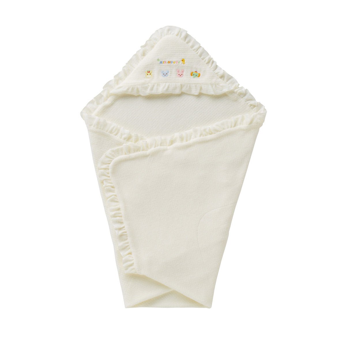Untwisted Yarn Ultra Soft Fluffy Baby Blanket - MIKI HOUSE USA