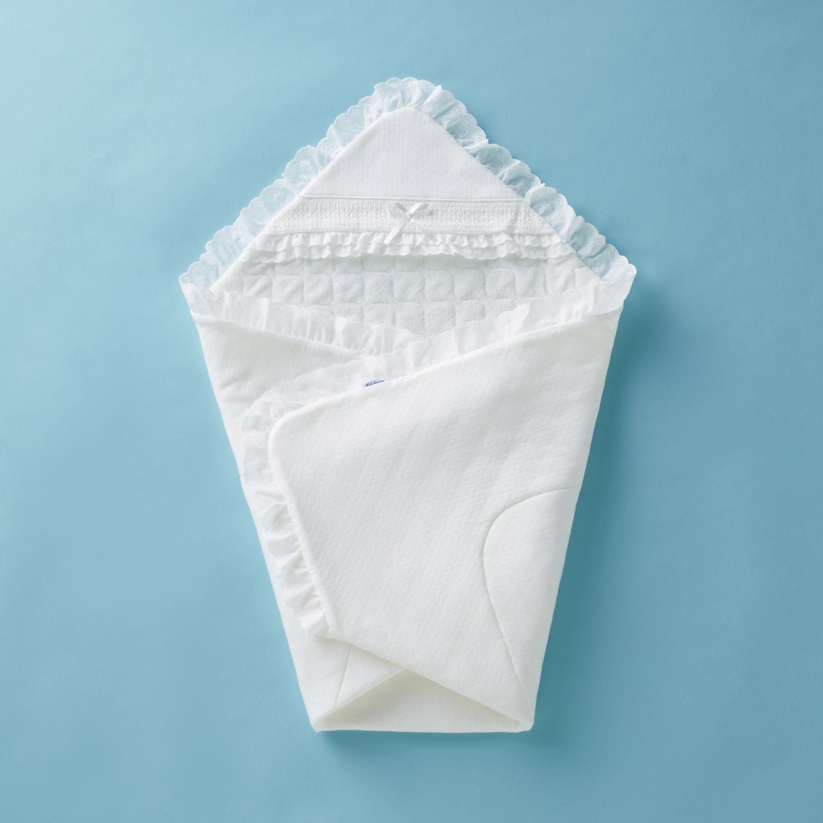 Silky Jacquard Baby Blanket - MIKI HOUSE USA