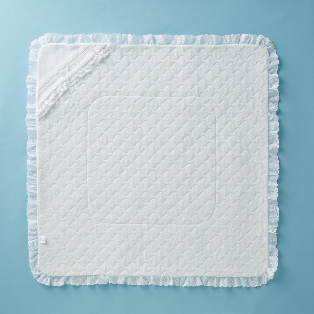 Silky Jacquard Baby Blanket - MIKI HOUSE USA