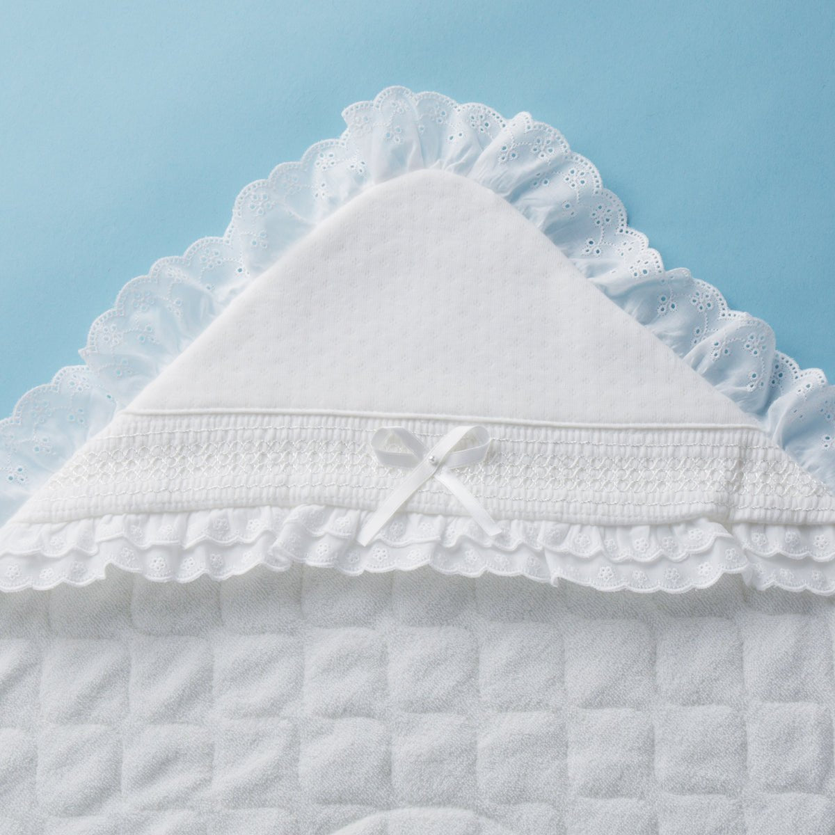Silky Jacquard Baby Blanket - MIKI HOUSE USA