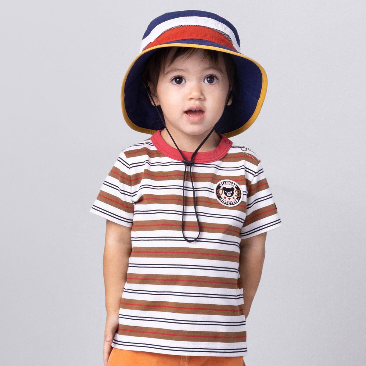 D-Basic Striped Tee - MIKI HOUSE USA