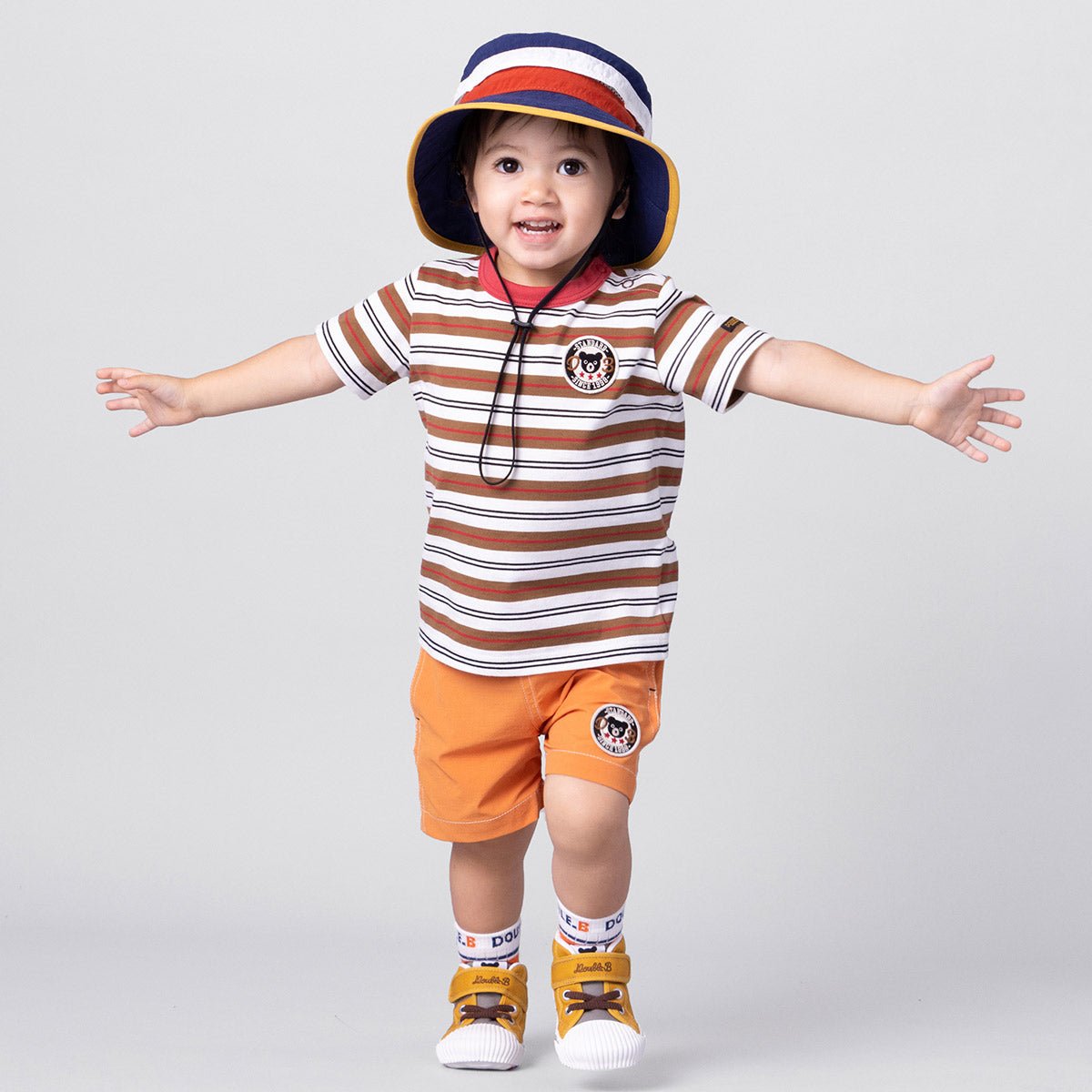 D-Basic Striped Tee - MIKI HOUSE USA