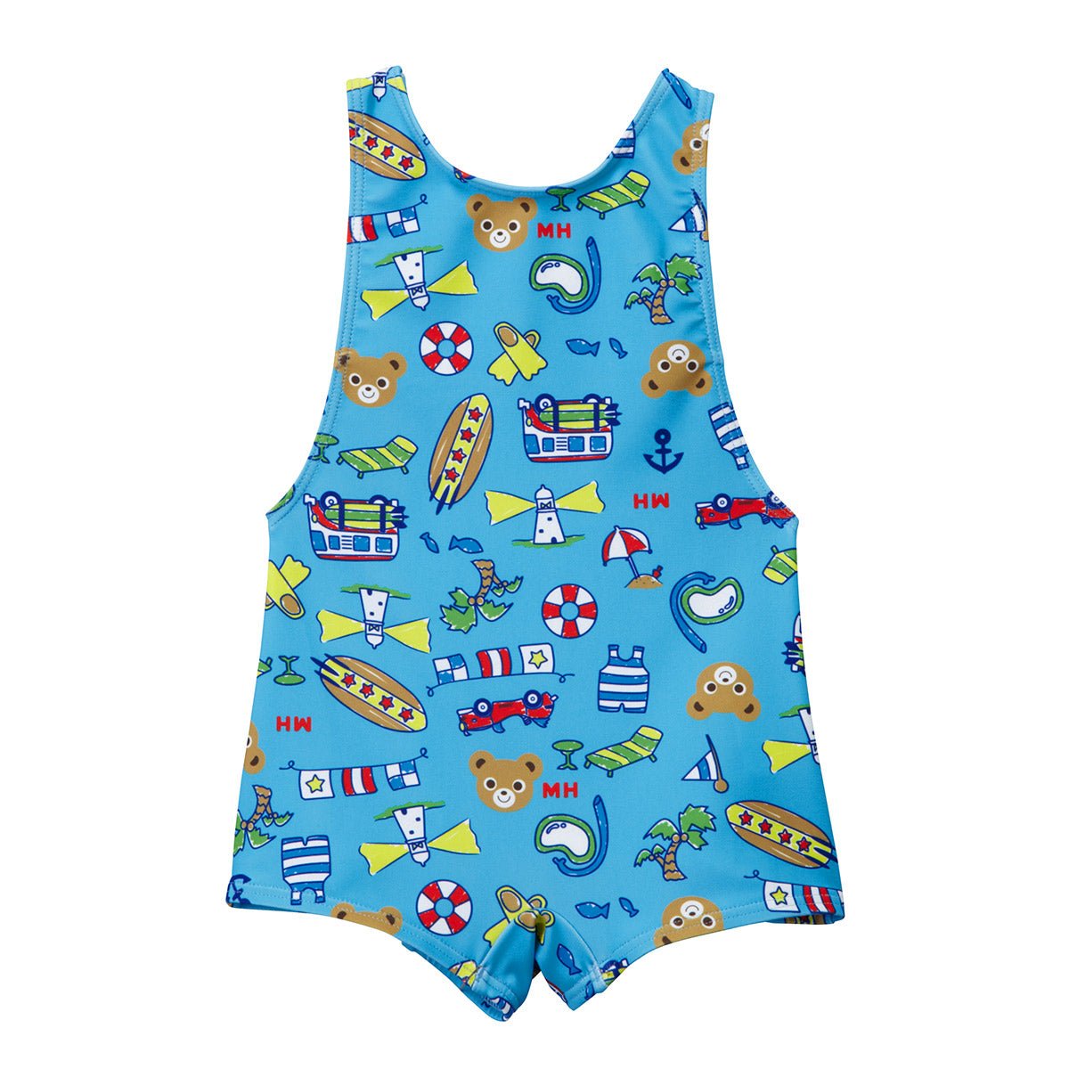 Boy’s One-piece Swimsuit (UV Protection) - 12-7101-617-15-80