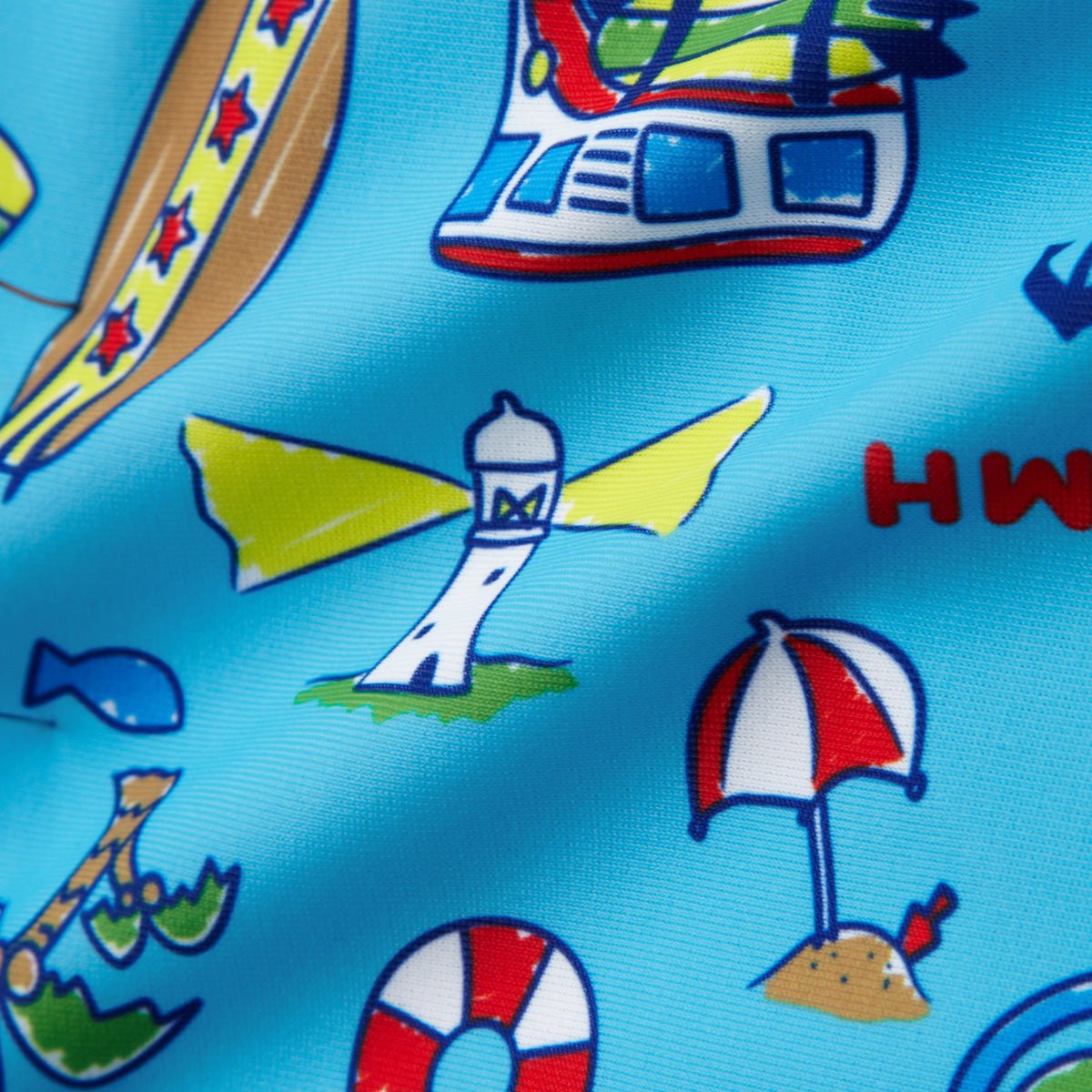 Boy’s One-piece Swimsuit (UV Protection) - 12-7101-617-15-80
