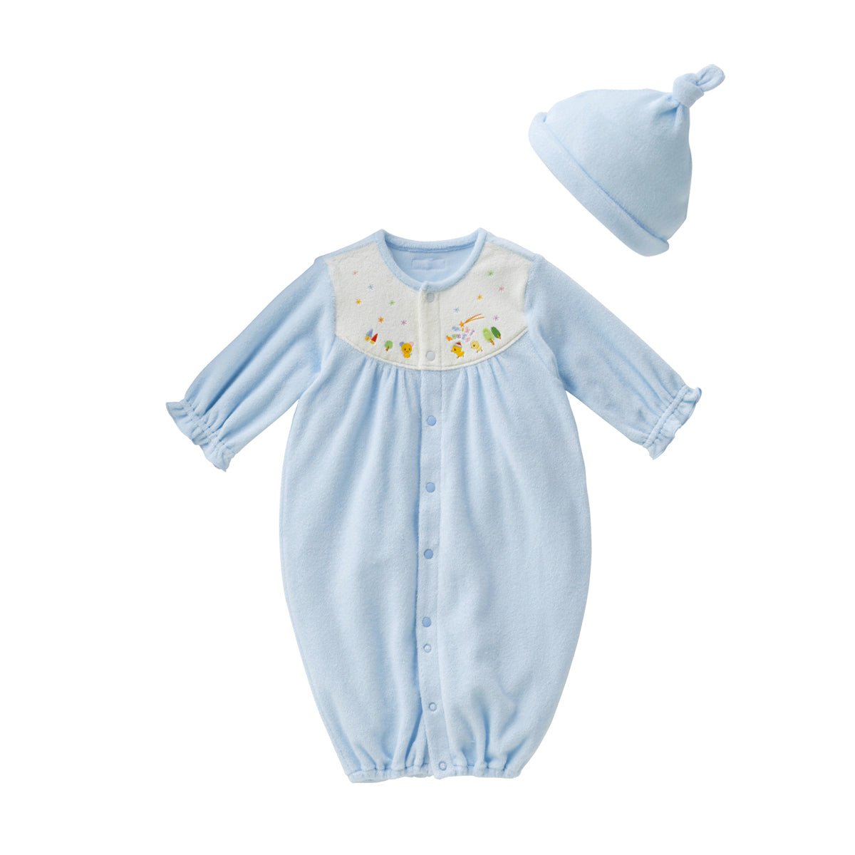 Chick & Bear Onesie with Hat - 40-2632-508-15-50