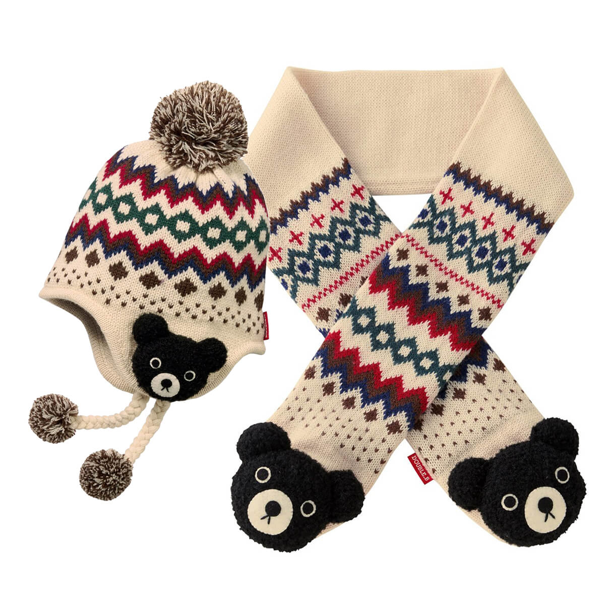 DOUBLE_B B-kun Cozy Cabin Knit Set - 69-1001-973-31-S