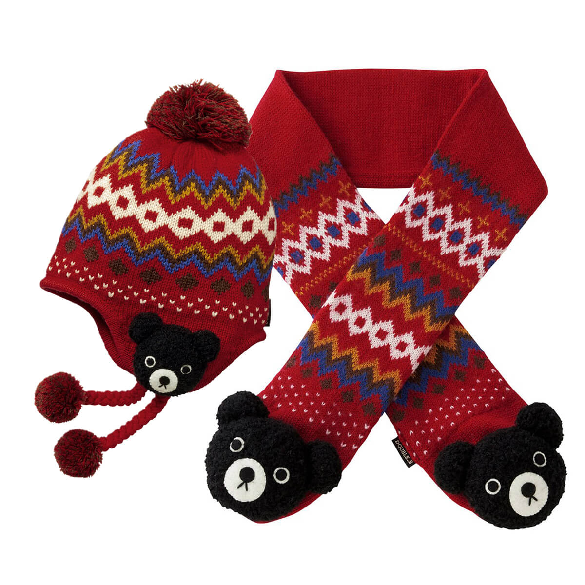 DOUBLE_B B-kun Cozy Cabin Knit Set - 69-1001-973-02-S