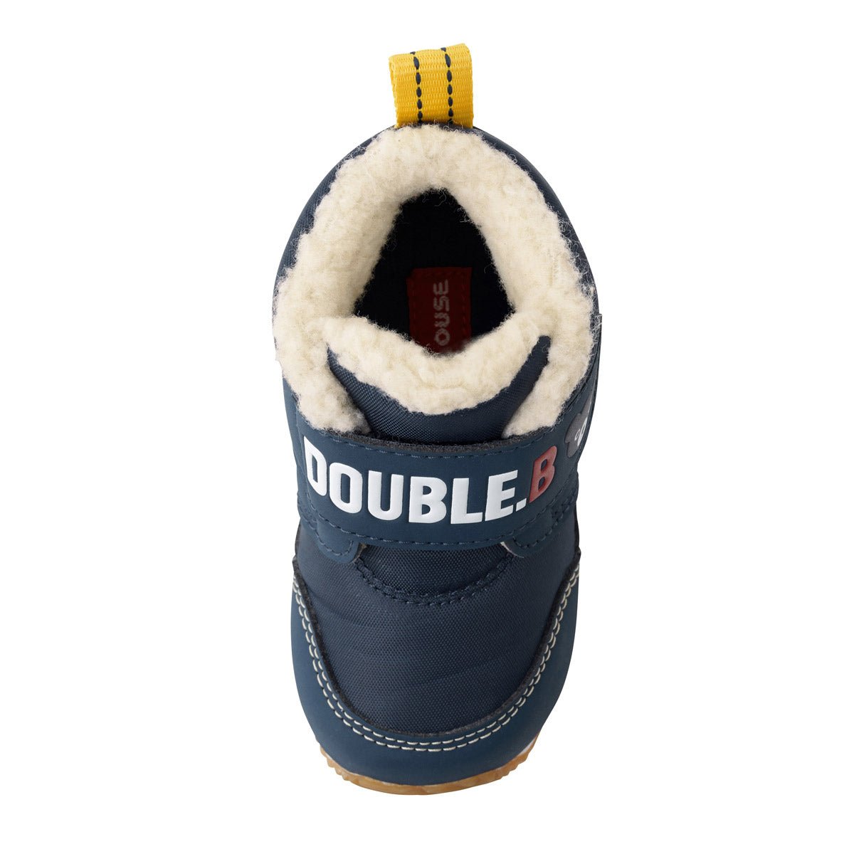 DOUBLE_B ‘Beary Furry’ Leather Stitch Boots - 63-9301-828-03-13
