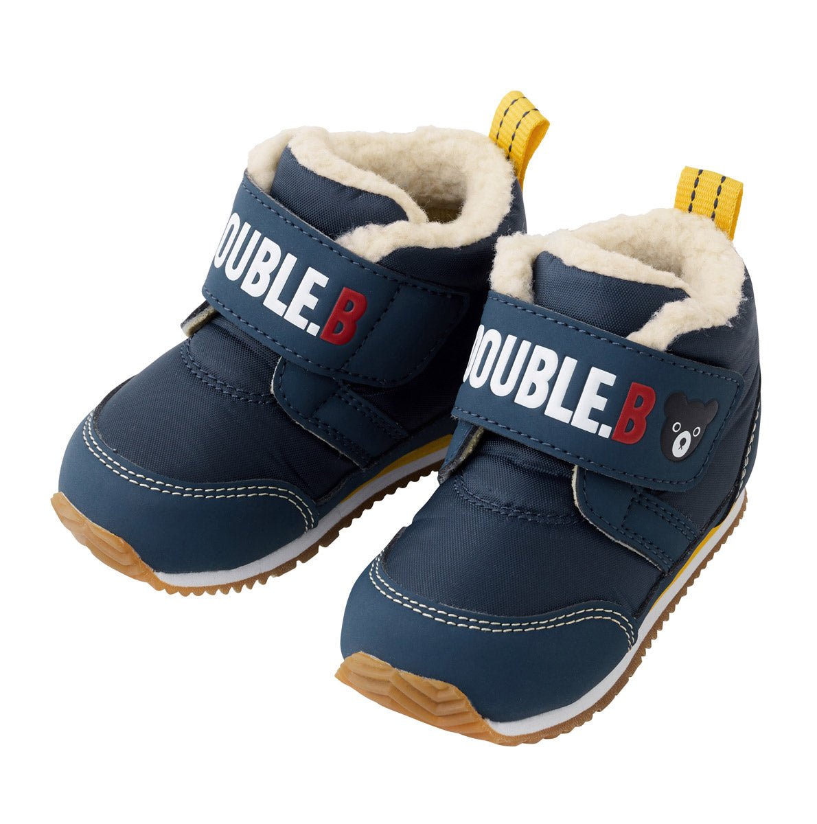 DOUBLE_B ‘Beary Furry’ Leather Stitch Boots - 63-9301-828-03-13