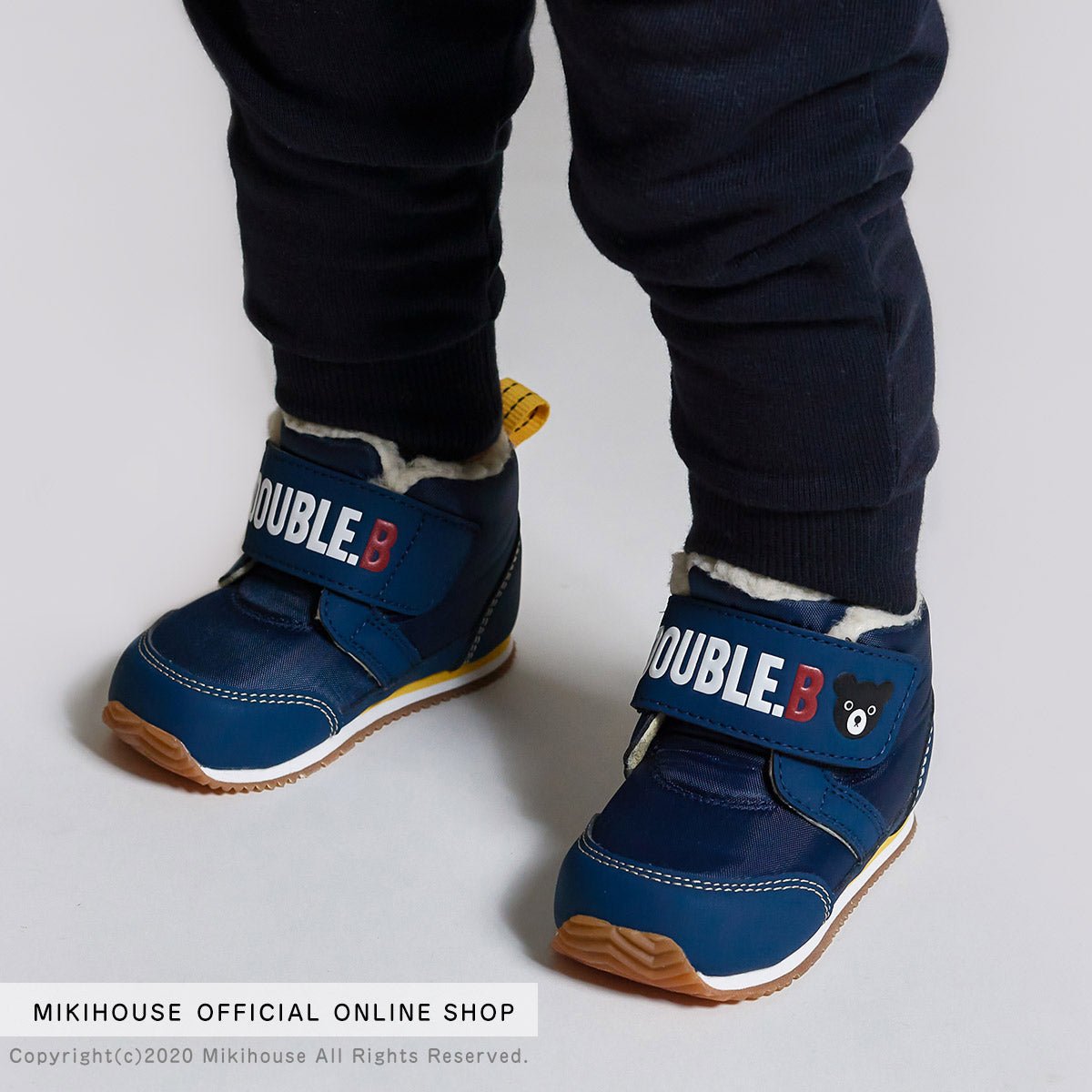 DOUBLE_B ‘Beary Furry’ Leather Stitch Boots - 63-9301-828-03-13
