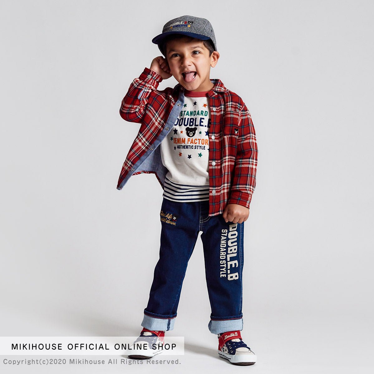 DOUBLE_B Bold Logo Jeans - 63-3203-827-33-90