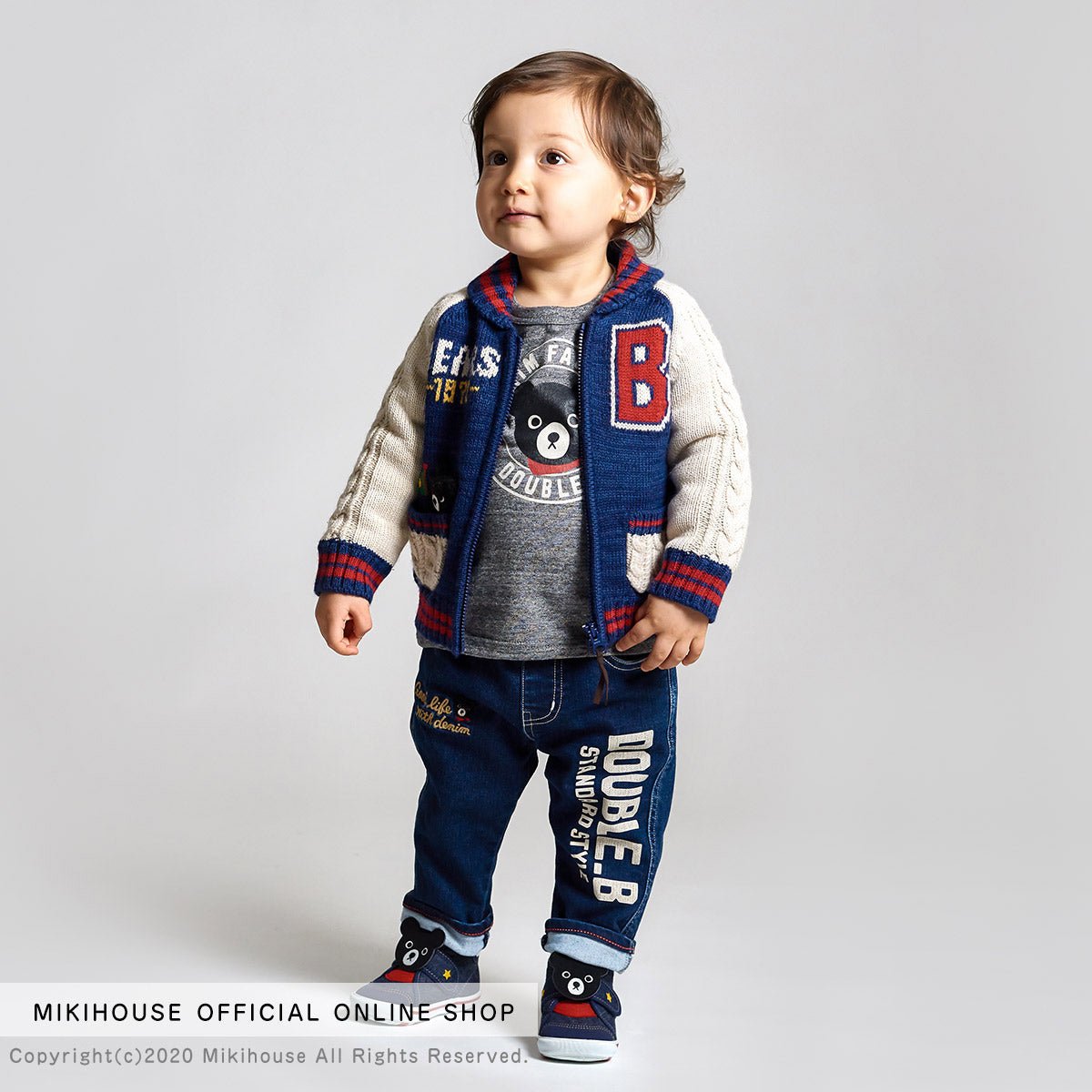 DOUBLE_B Bold Logo Jeans - 63-3203-827-33-90