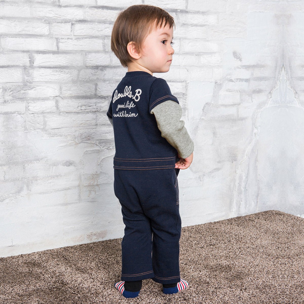 DOUBLE_B Denim-Style Coveralls - 63-1201-788-03-70