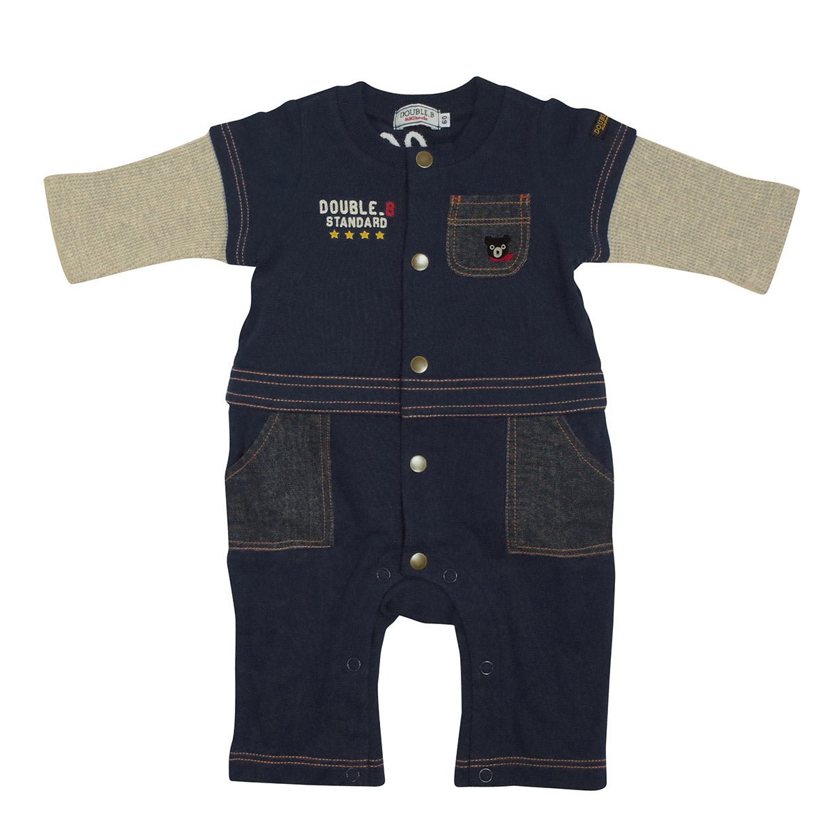 DOUBLE_B Denim-Style Coveralls - 63-1201-788-03-70