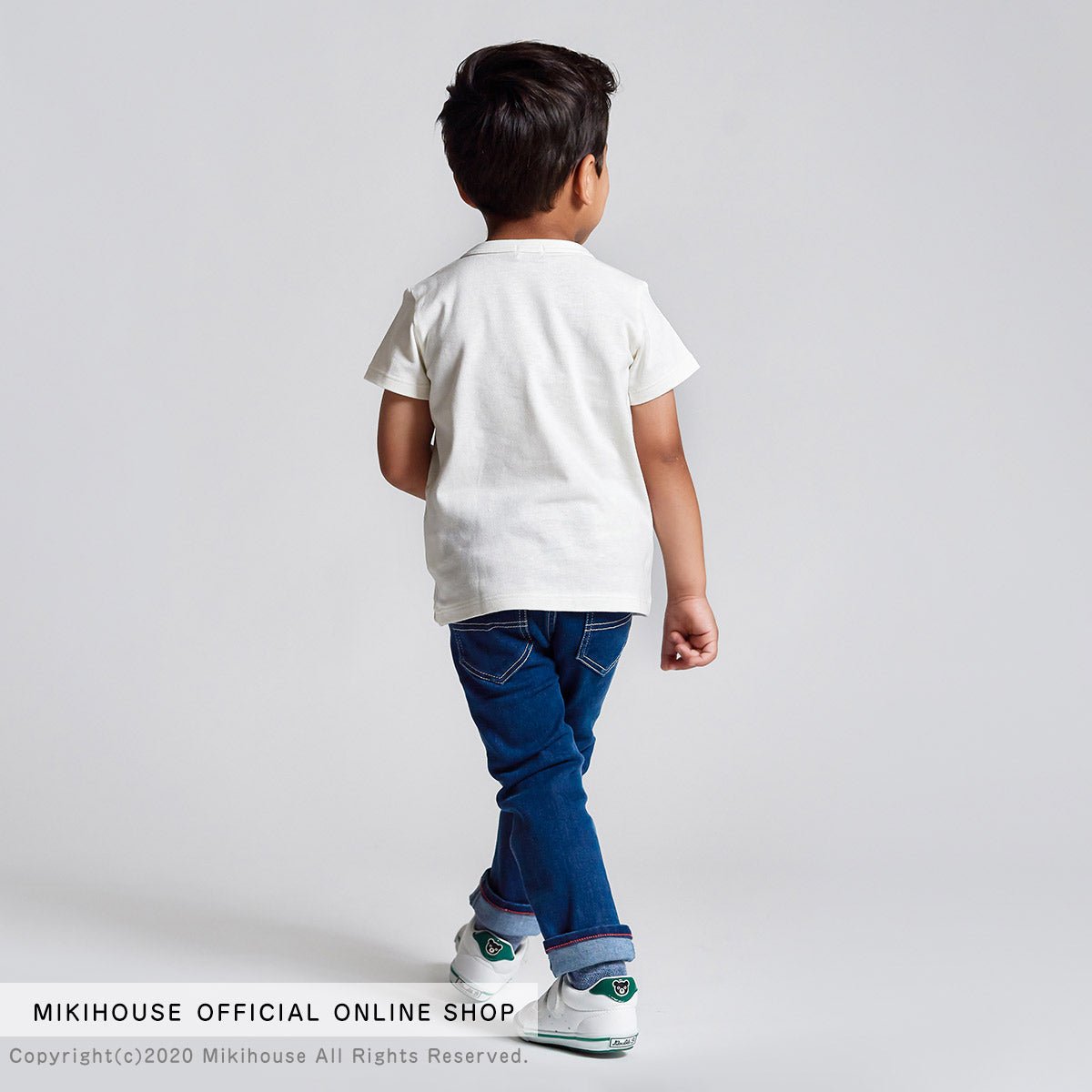 DOUBLE_B Everyday T-Shirt Set - White/Navy - 64-5201-824-01-80