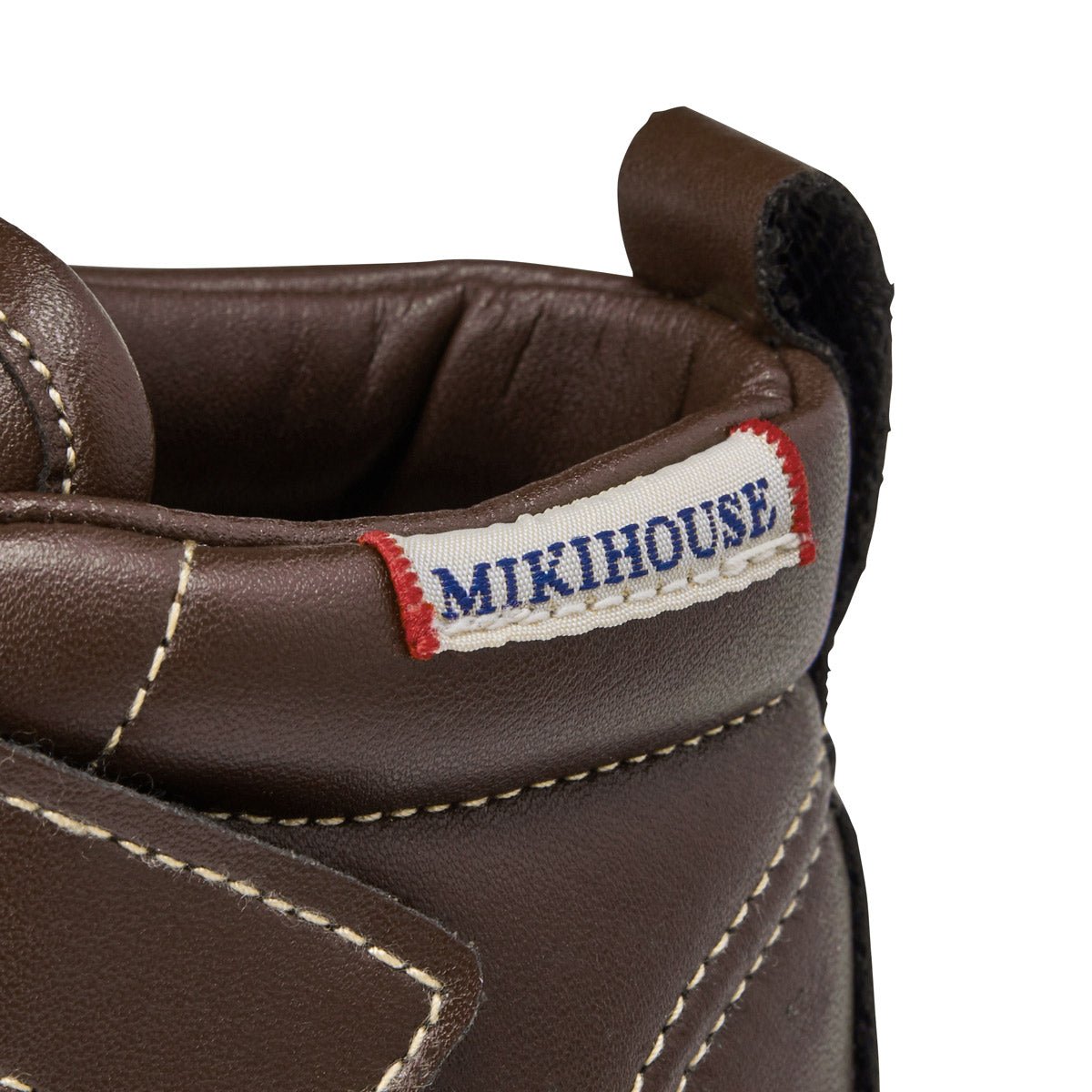 Faux-Laced Leather High Tops - 13-9402-825-11-13