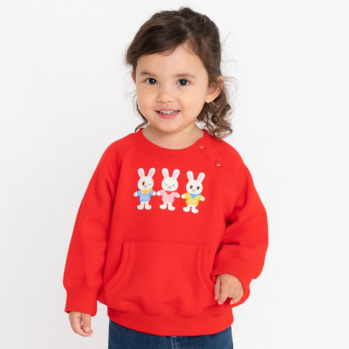 Kangaroo Pocket Sweatshirt - Usako - 13-5606-571-04-80