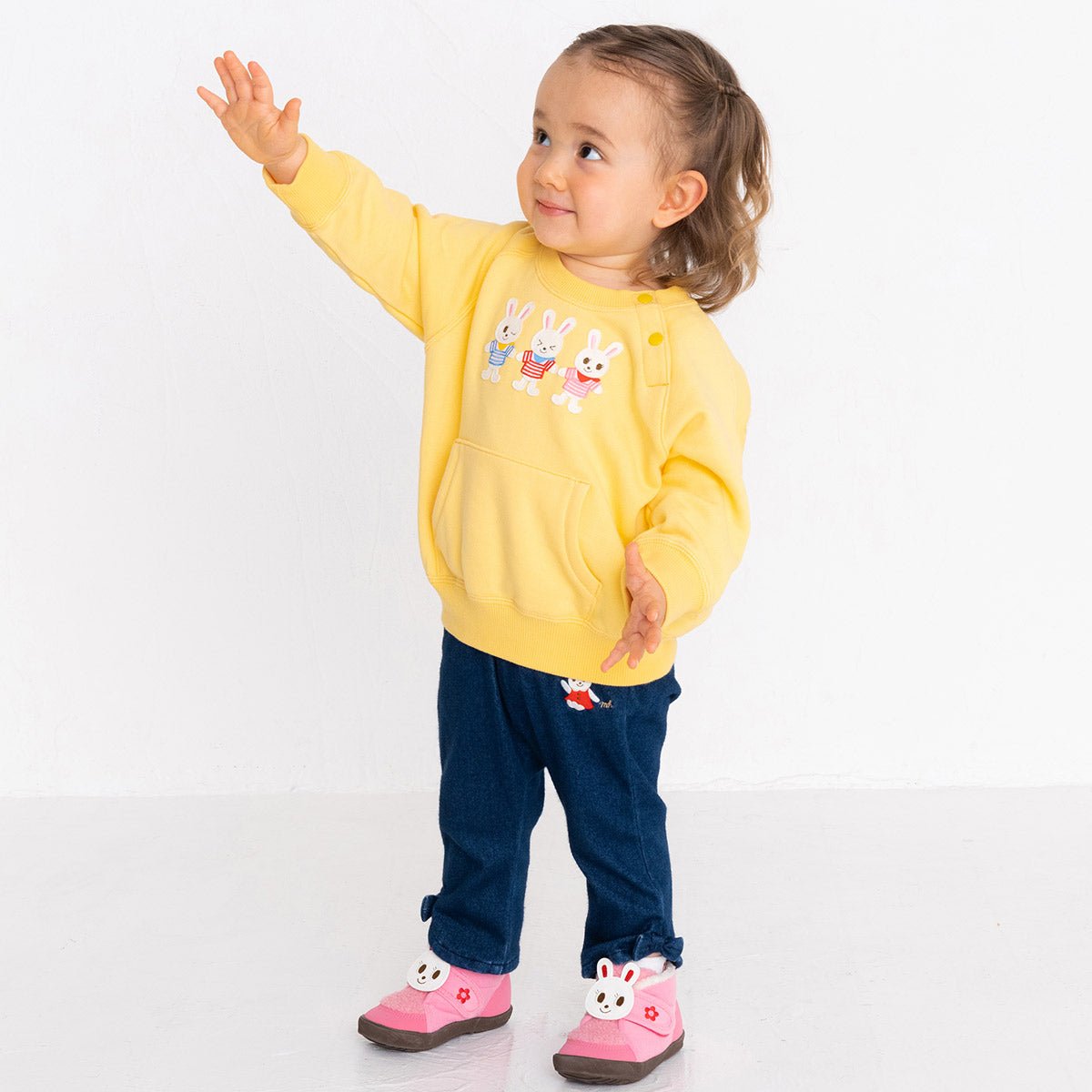 Kangaroo Pocket Sweatshirt - Usako - 13-5606-571-04-80