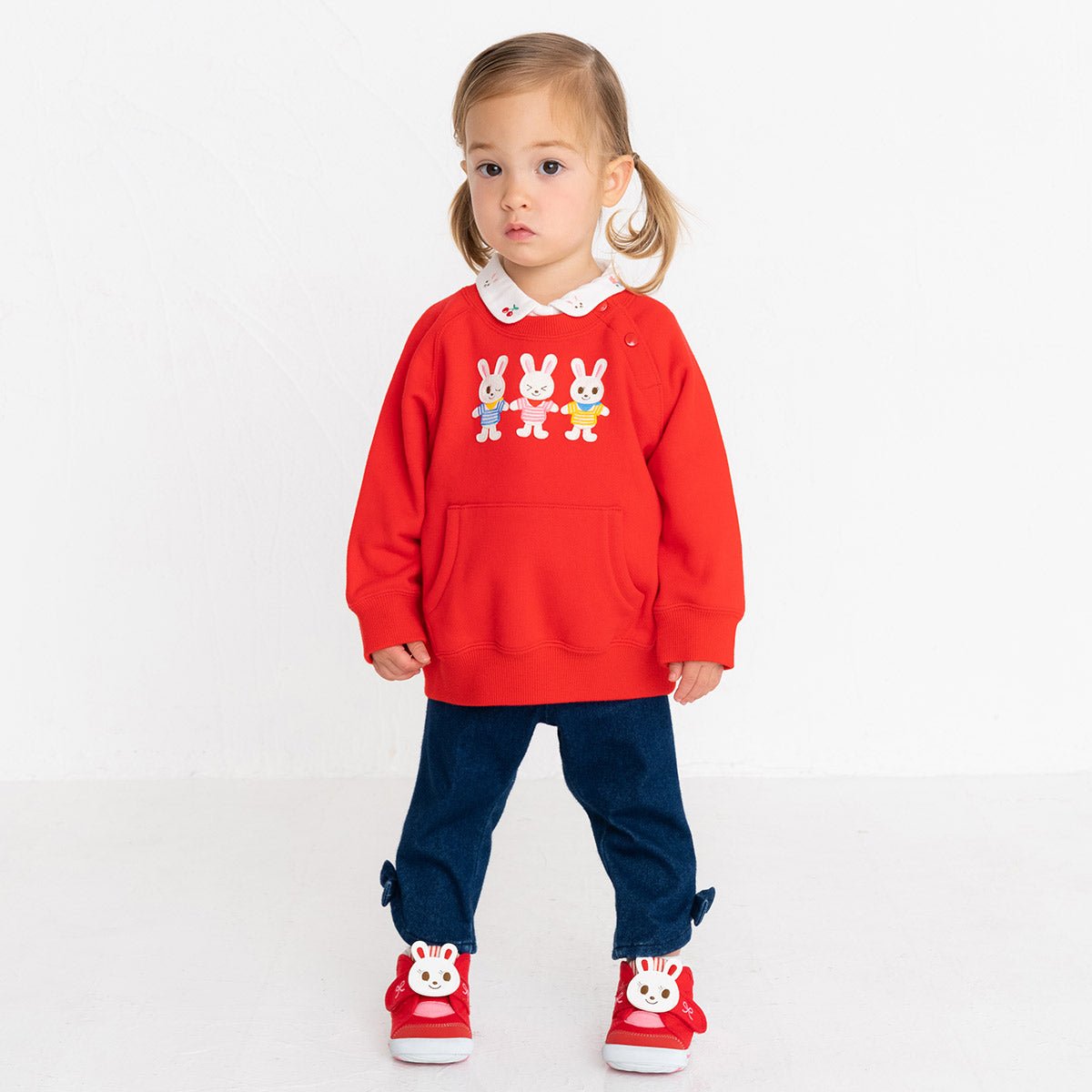 Kangaroo Pocket Sweatshirt - Usako - 13-5606-571-02-80