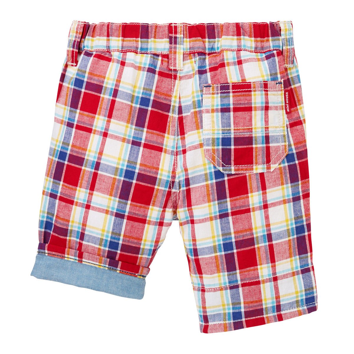 Maritime Plaid 3/4 Trousers - 12-3203-382-02-90