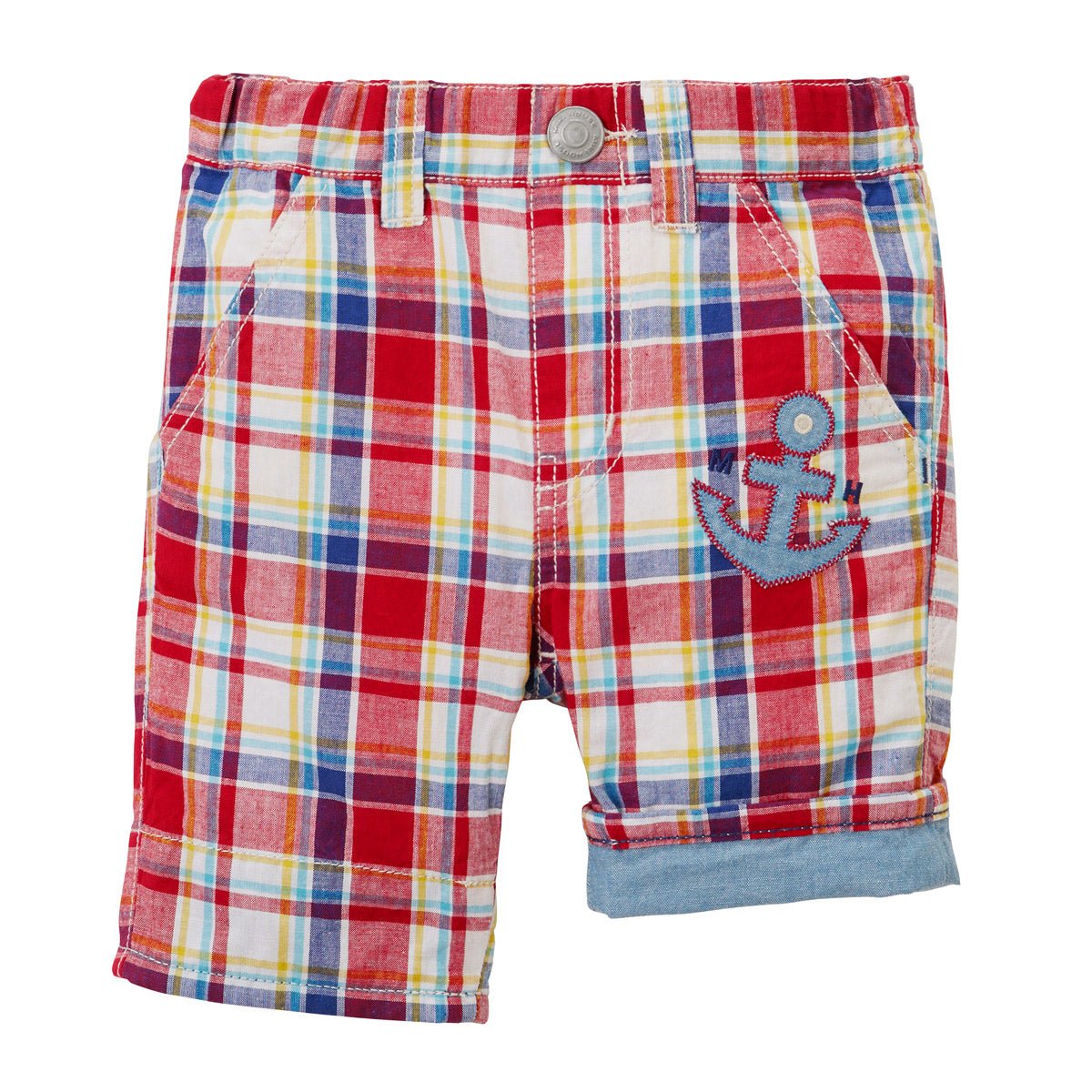 Maritime Plaid 3/4 Trousers - 12-3203-382-02-90