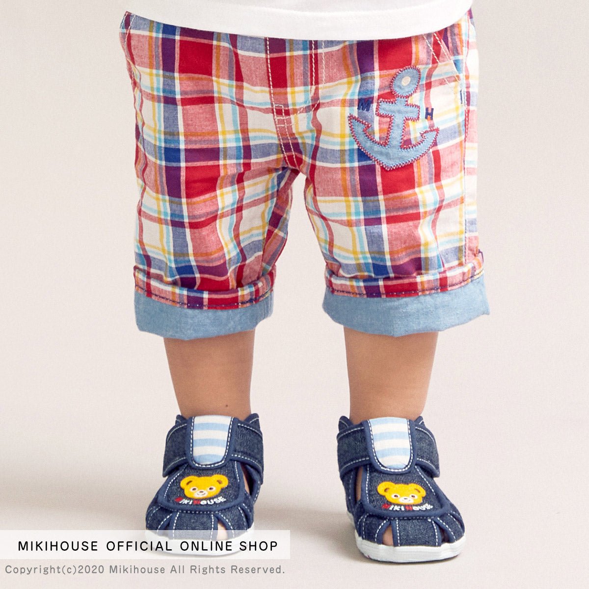 Maritime Plaid 3/4 Trousers - 12-3203-382-02-90