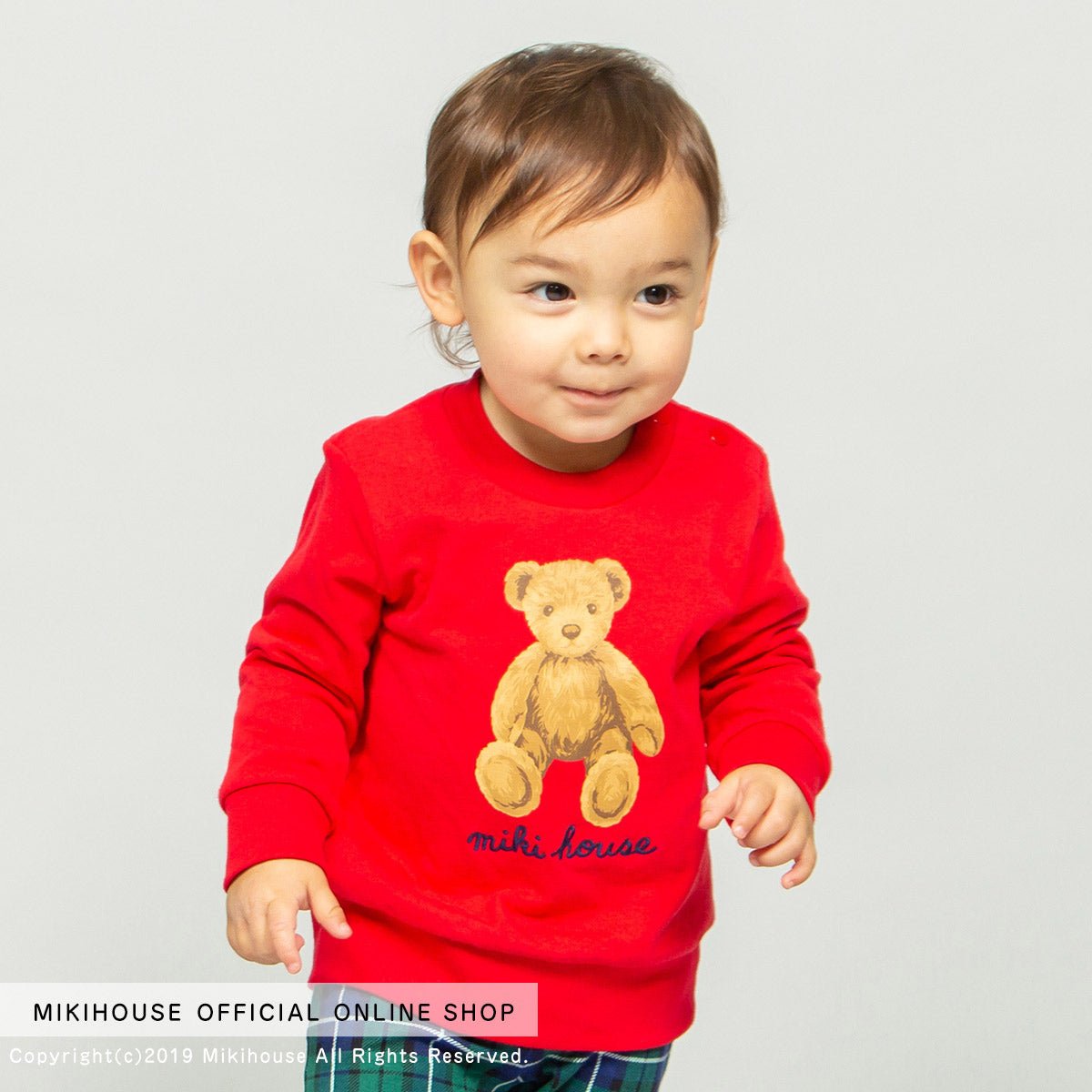 MIKI HOUSE Classic Teddy Double Layered Long Tee - 10-5601-452-03-70