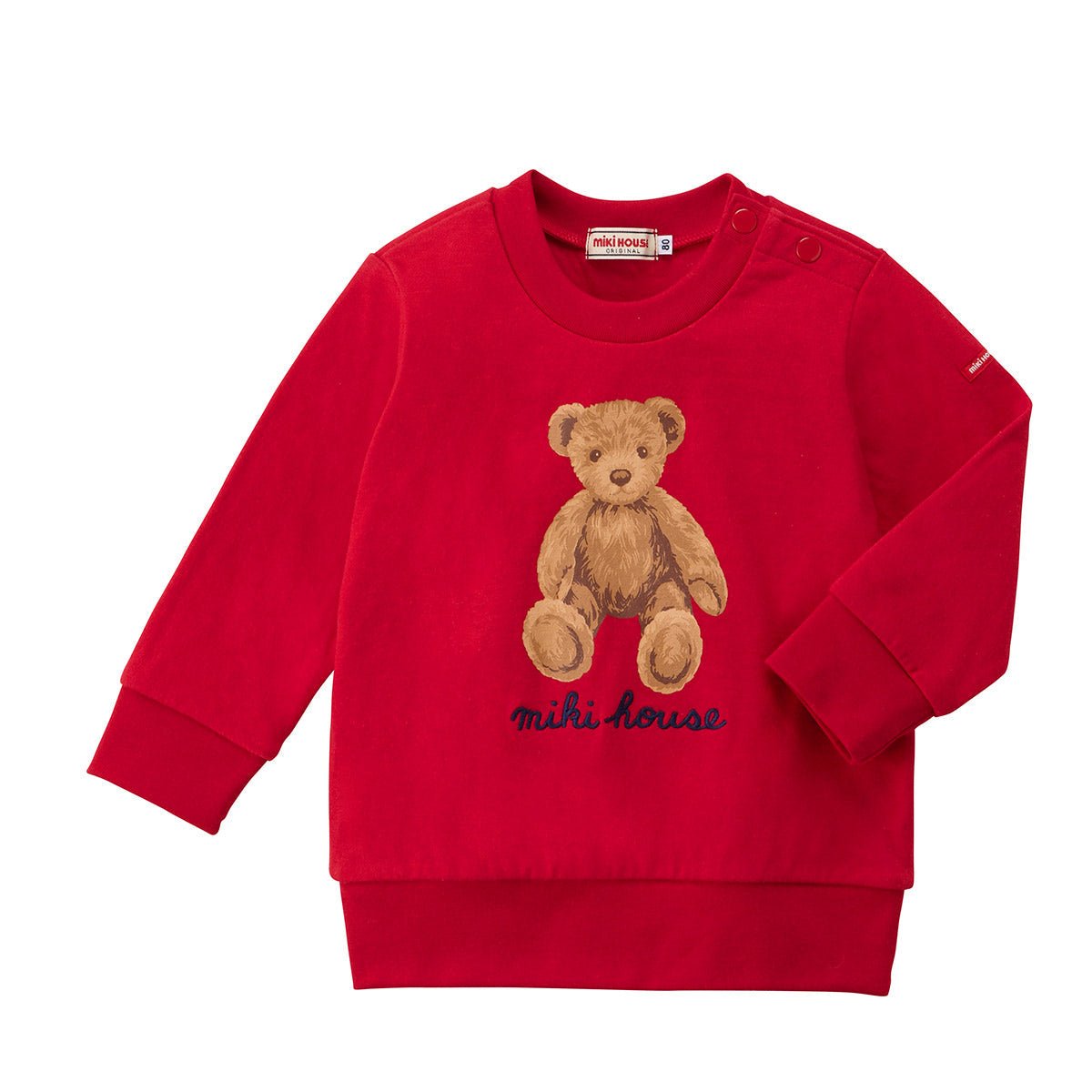 MIKI HOUSE Classic Teddy Double Layered Long Tee - 10-5601-452-02-70