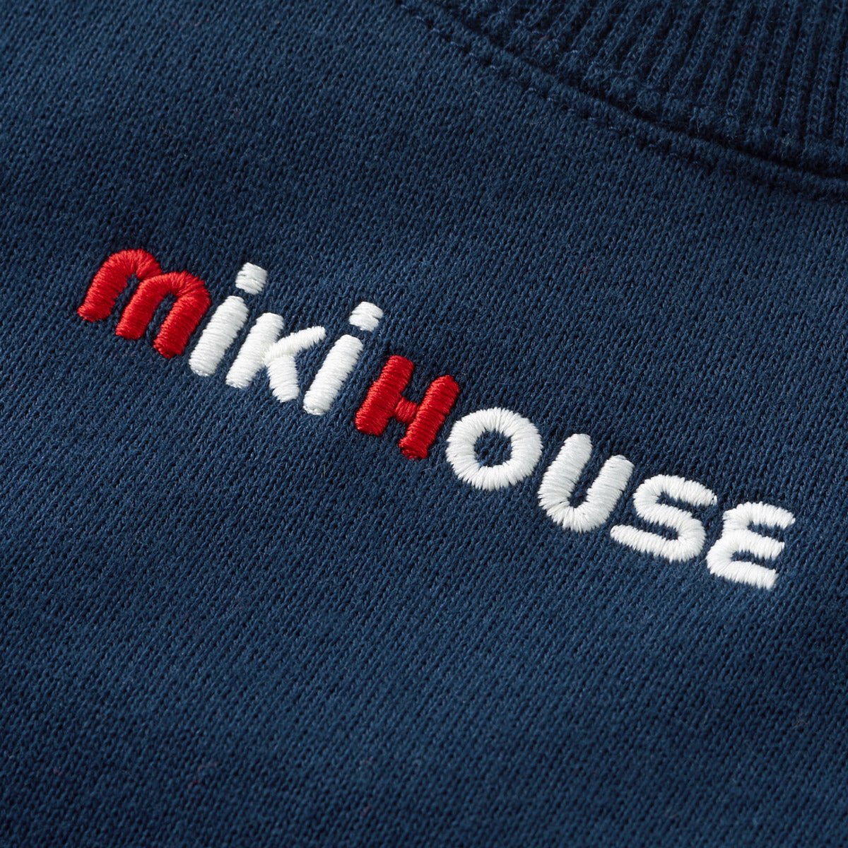 MIKI HOUSE Embroidered Logo Sweatshirt Classic - 10-5605-386-03-80