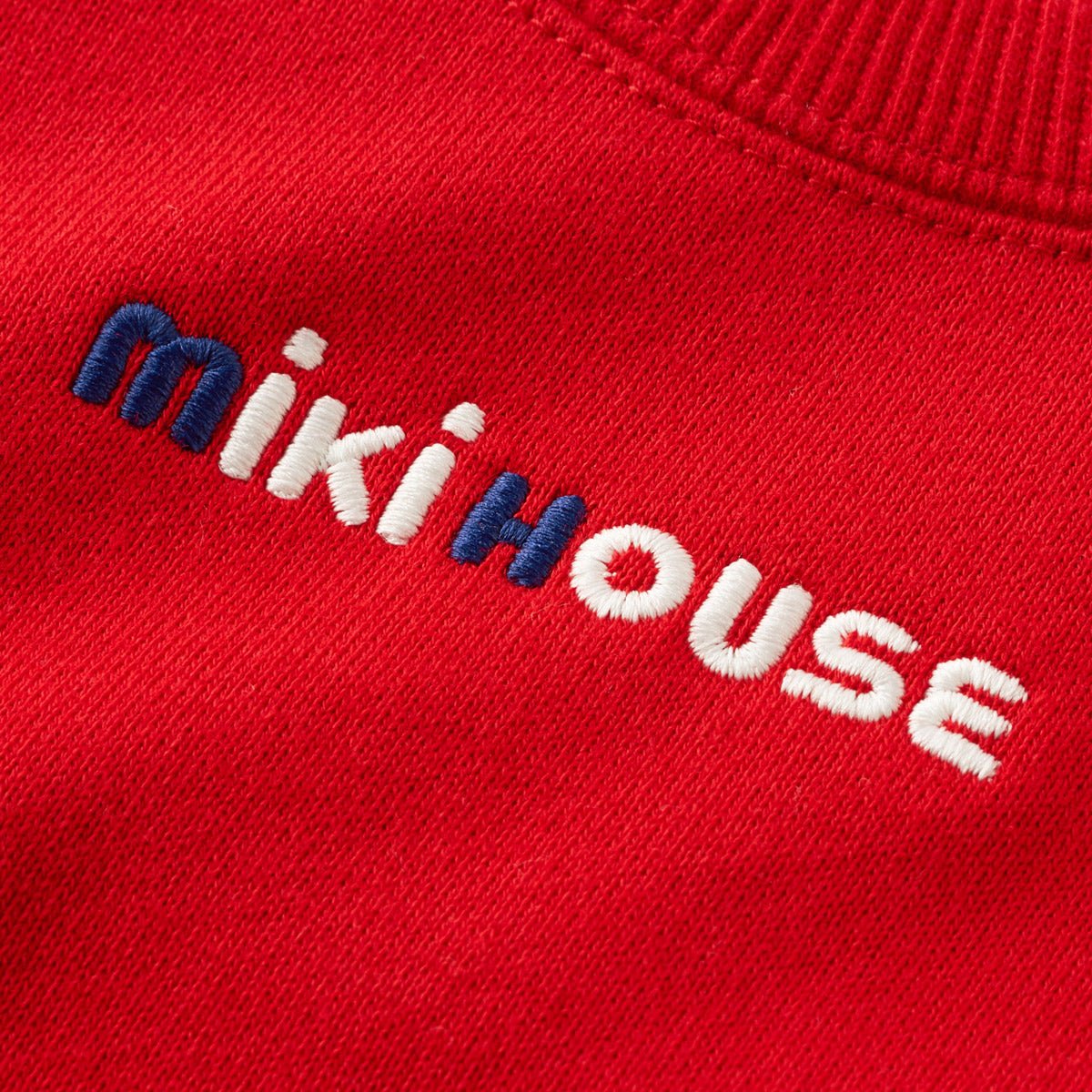 MIKI HOUSE Embroidered Logo Sweatshirt Classic - 10-5605-386-02-80