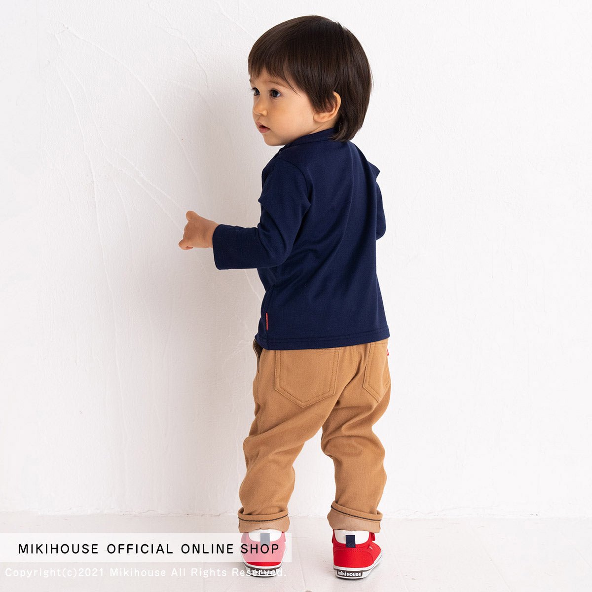 MIKI HOUSE Everyday Tee (Embroidery Logo) - 10-5205-458-03-80