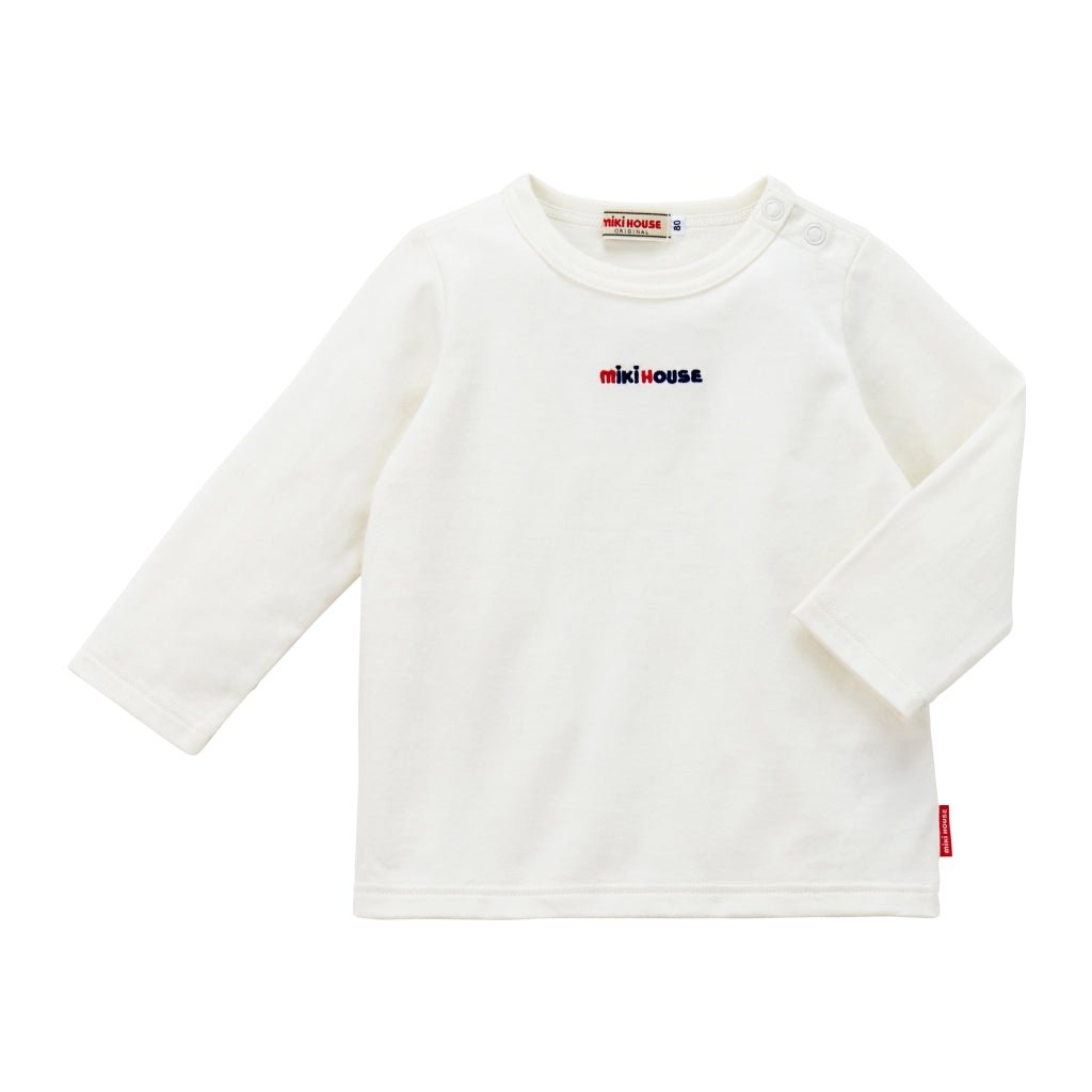 MIKI HOUSE Everyday Tee (Embroidery Logo) - 10-5205-458-01-80