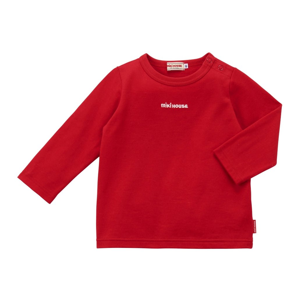 MIKI HOUSE Everyday Tee (Embroidery Logo) - 10-5205-458-02-80
